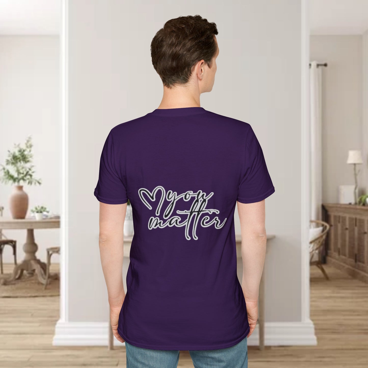Suicide Awareness Unisex Softstyle T-Shirt (men’s)