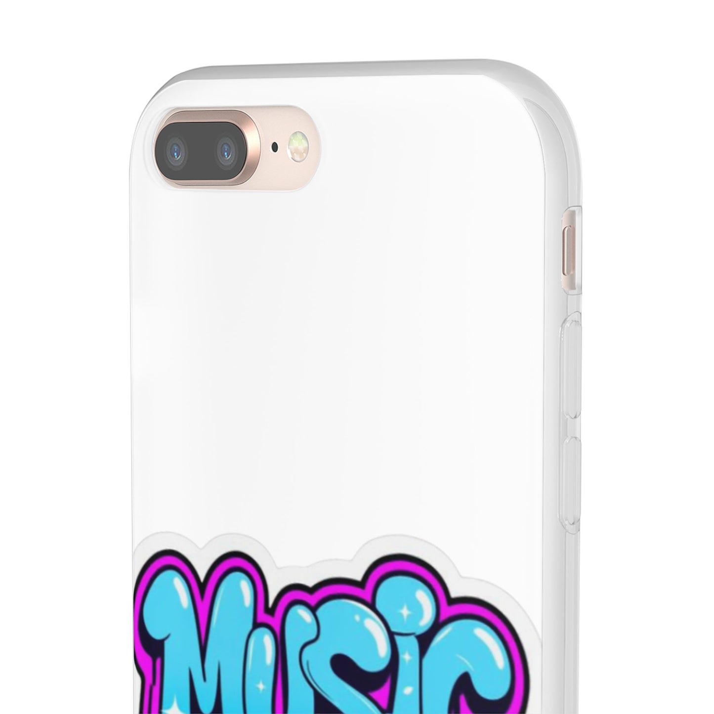Music Graffiti Phone Case — Trendy Flexible Protective Cover