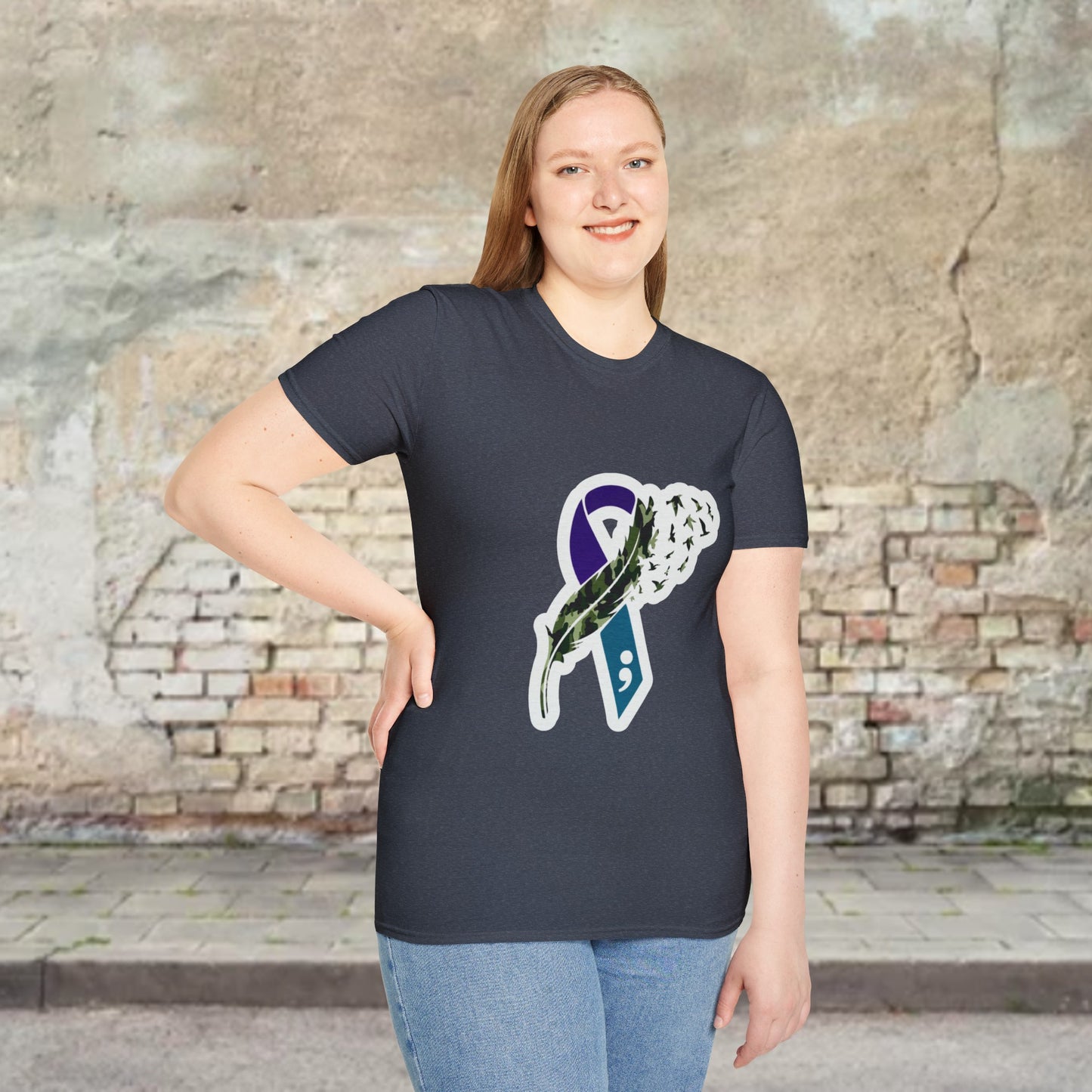 Suicide Awareness Unisex Softstyle T-Shirt (women)
