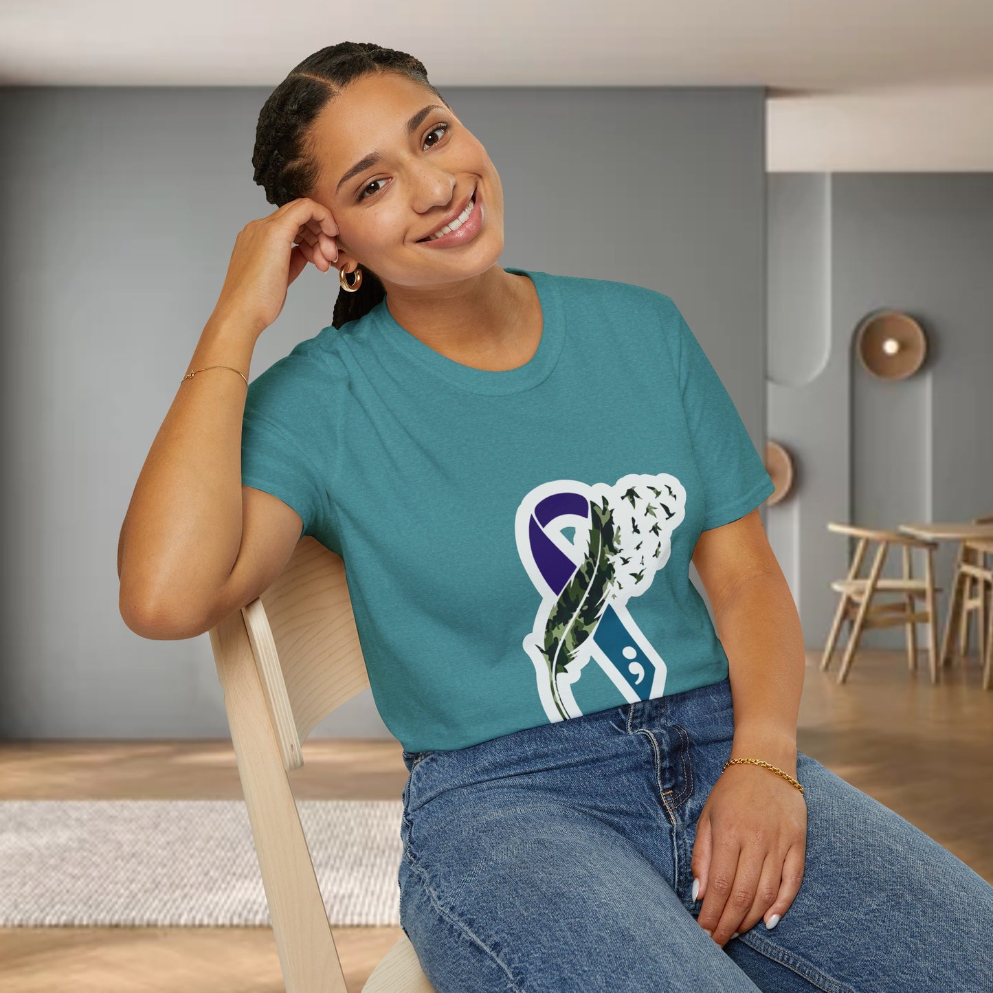 Suicide Awareness Unisex Softstyle T-Shirt (women)