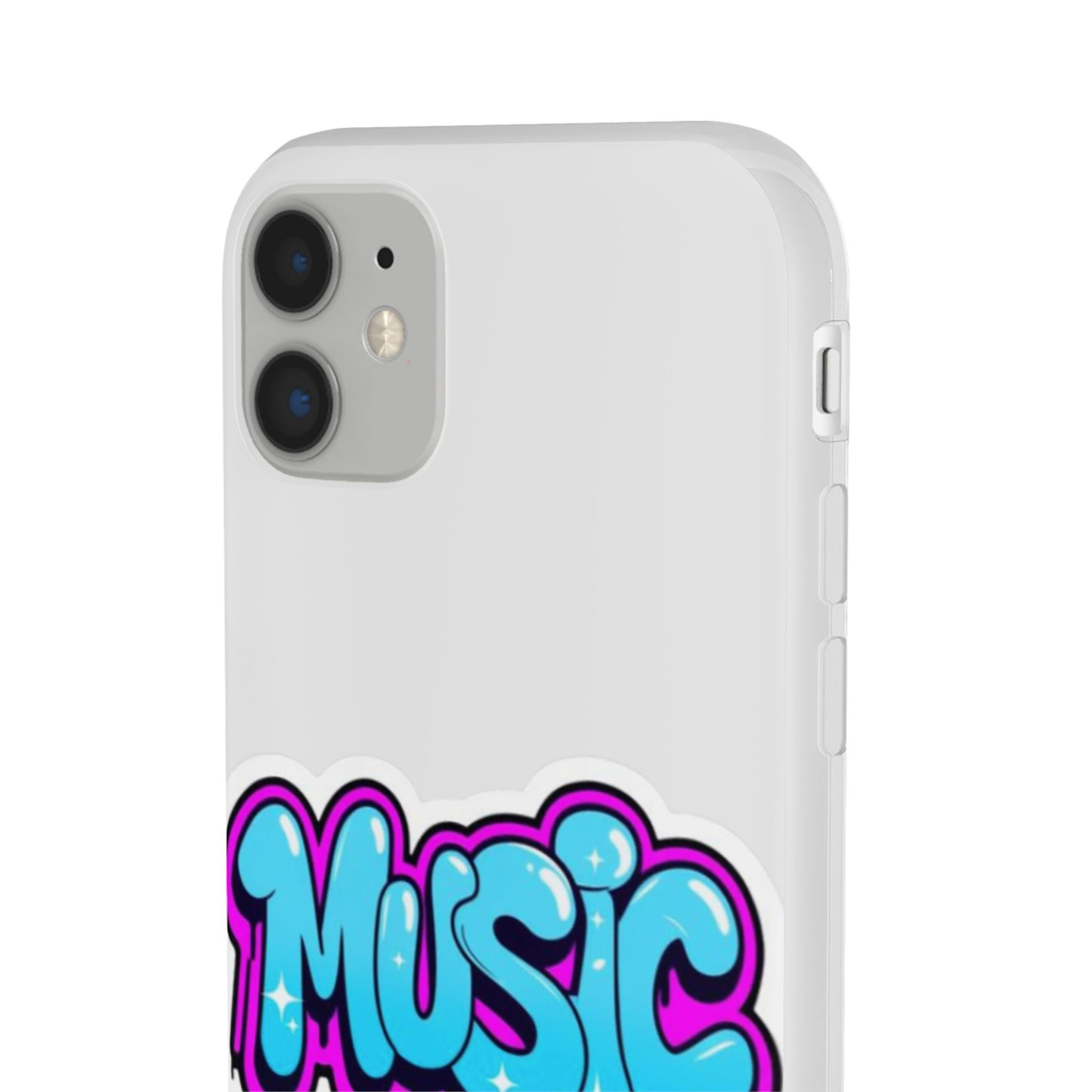Music Graffiti Phone Case — Trendy Flexible Protective Cover