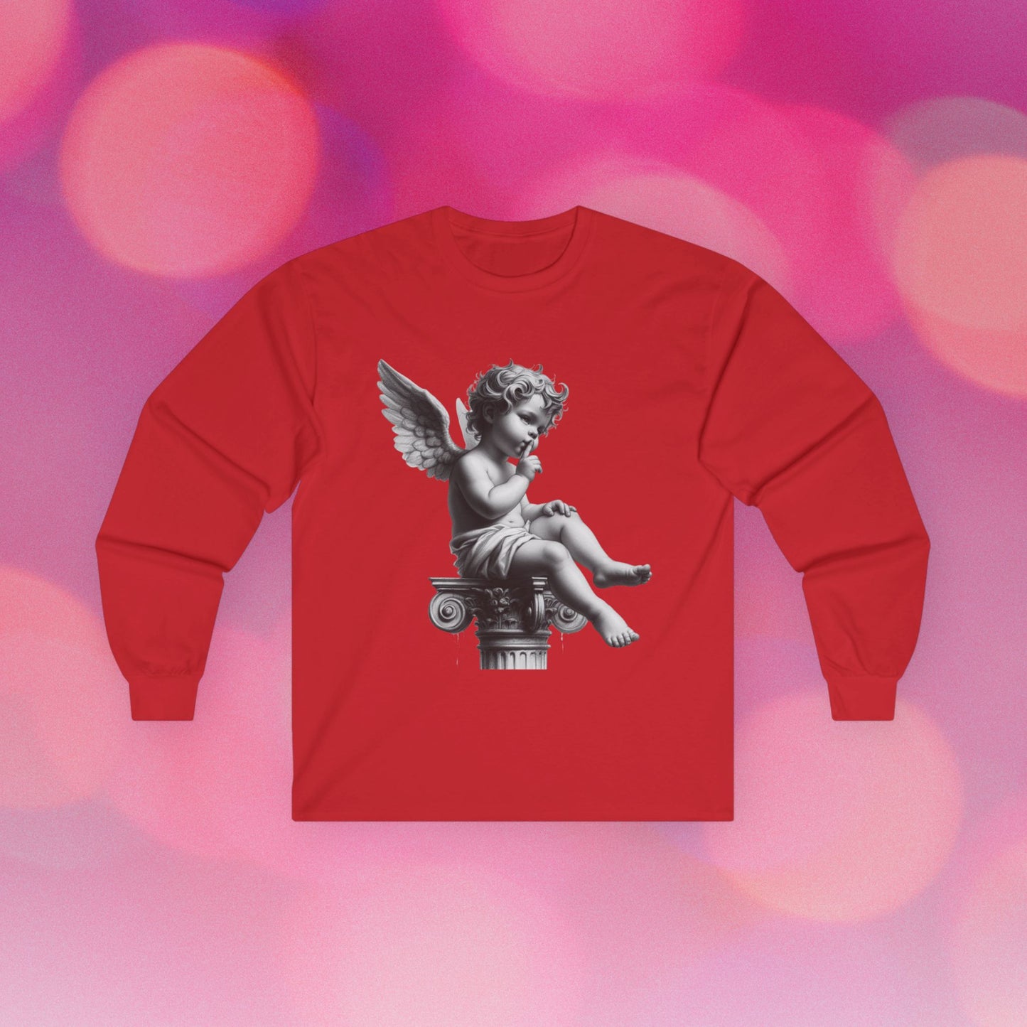 Cherub Angel Graphic Long Sleeve Tee