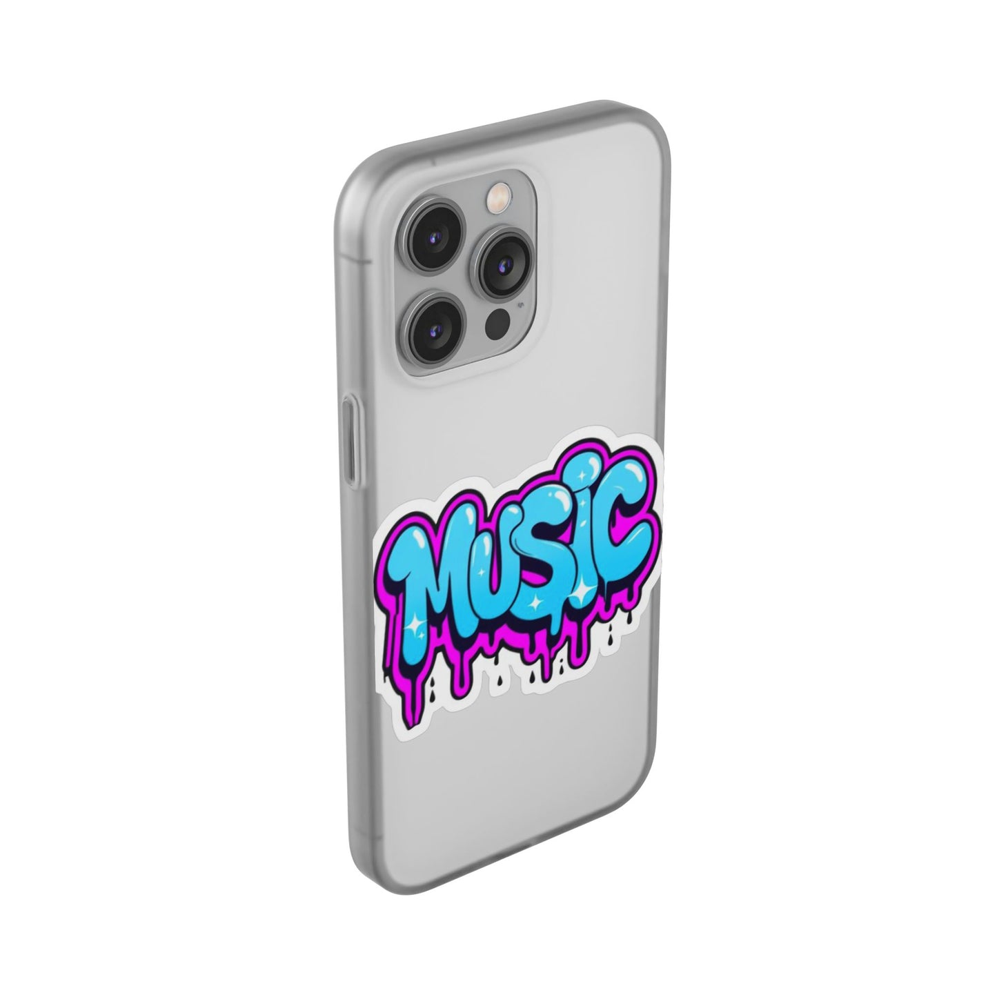 Music Graffiti Phone Case — Trendy Flexible Protective Cover