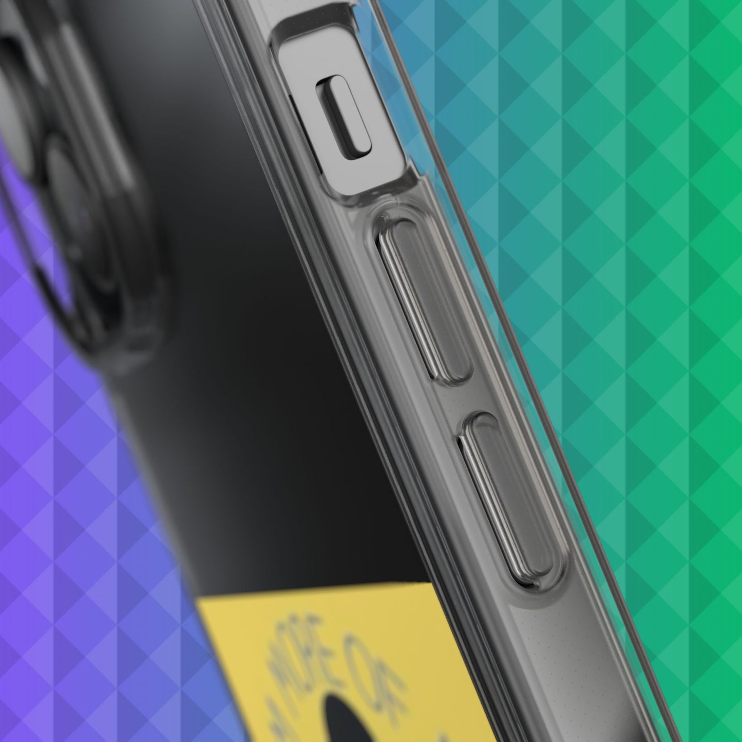 Clear Phone Case — "I'm More of an Indoor Kid" Cartoon Design
