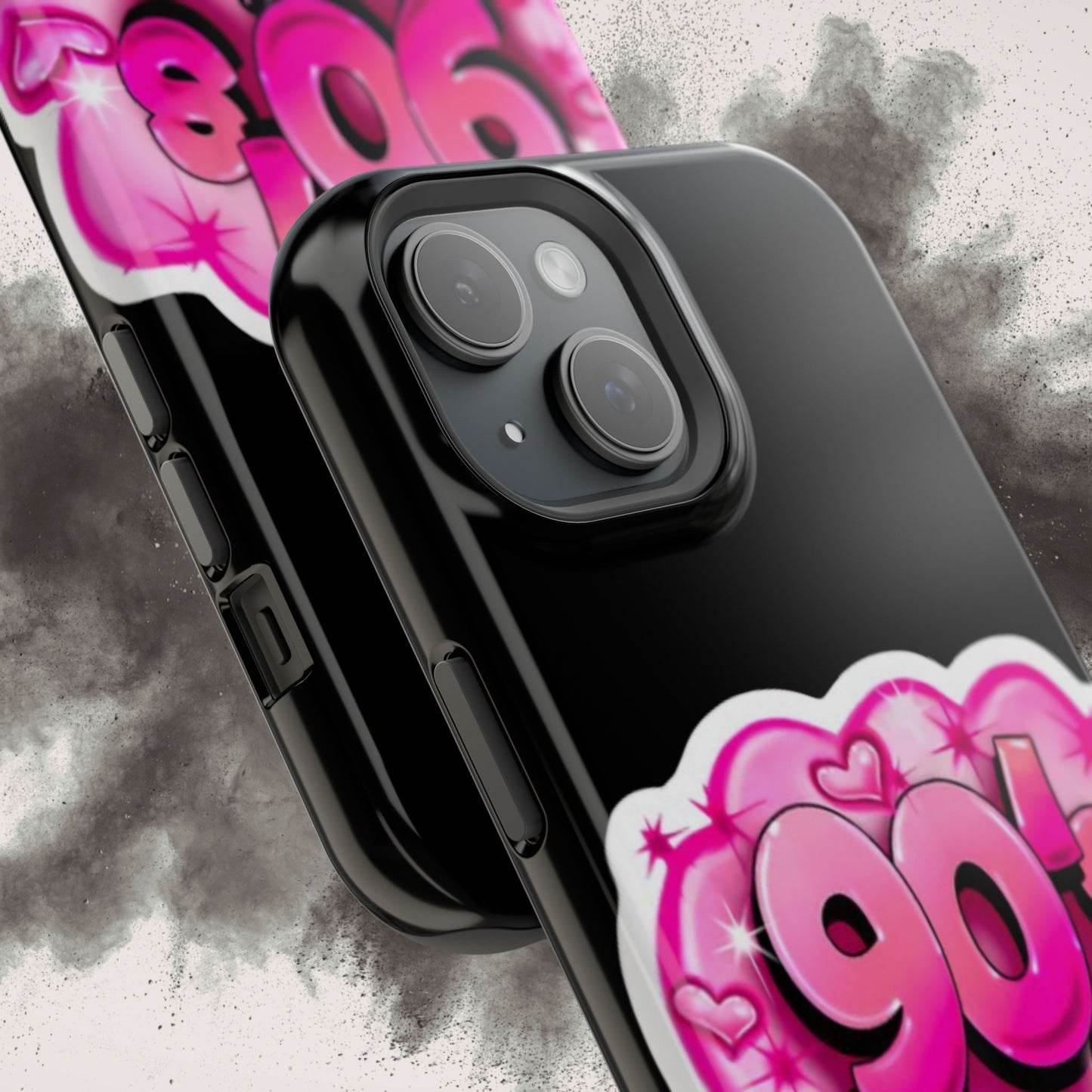 Impact-Resistant Case — "90's Baby" Pink Retro Graphic