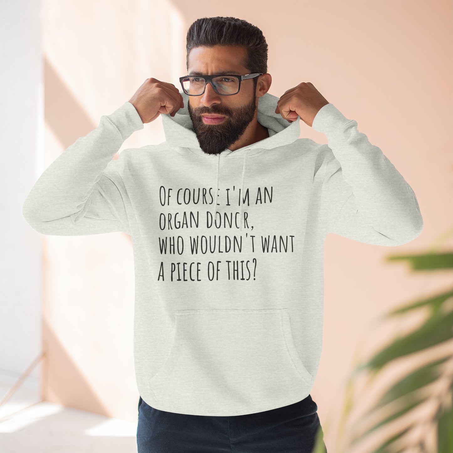 Organ Donor Fleece Hoodie - Funny Gift for Medical Professionals, Casual Wear, Unique Sweatshirt for Fundraisers, Healthcare Apparel