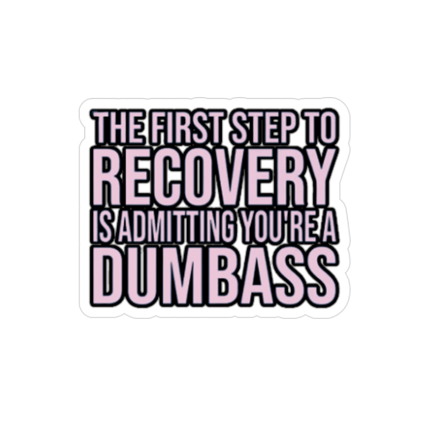 First Step Transparent Outdoor Stickers, Die-Cut, 1pc