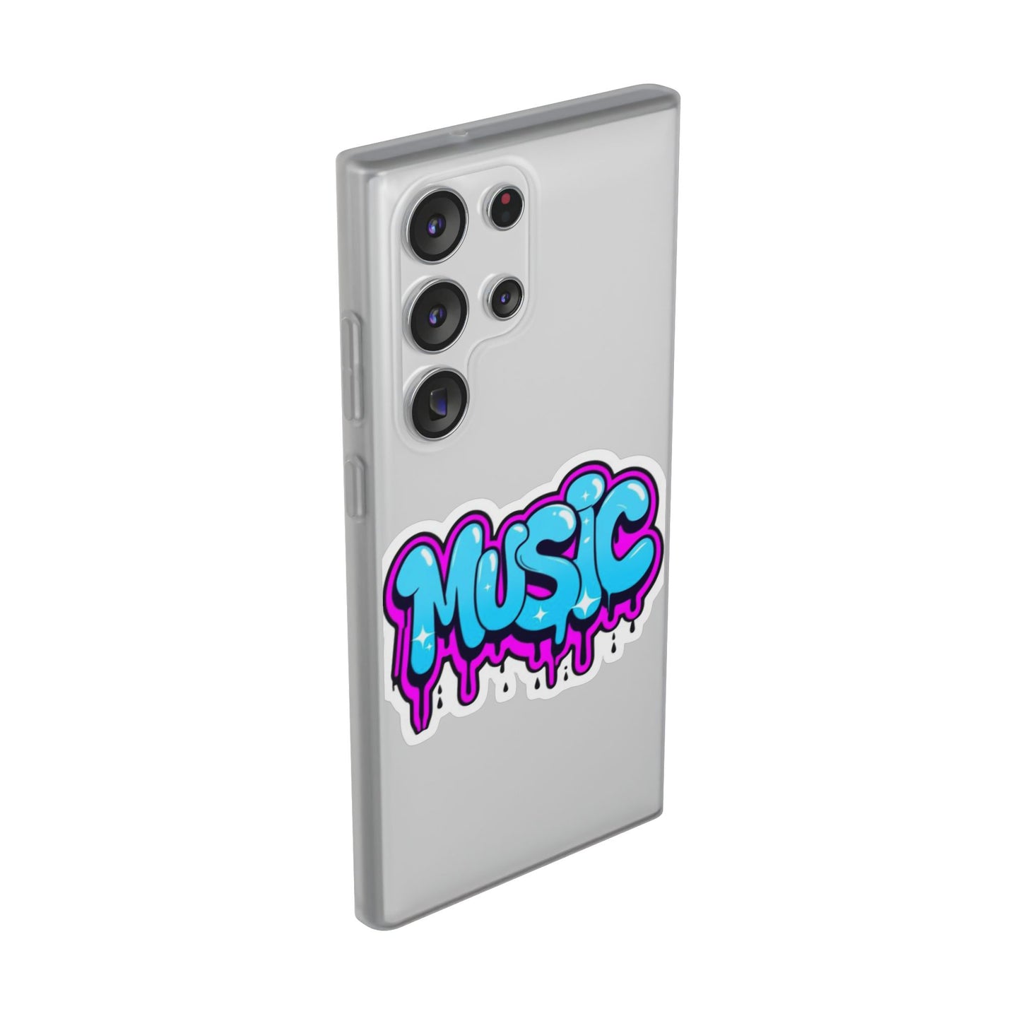 Music Graffiti Phone Case — Trendy Flexible Protective Cover