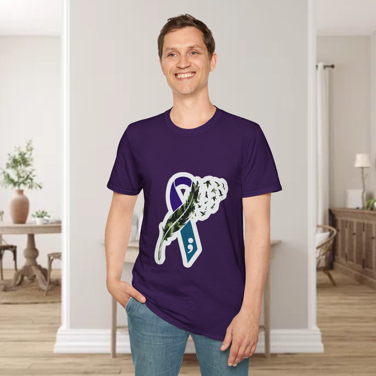 Suicide Awareness Unisex Softstyle T-Shirt (men’s)