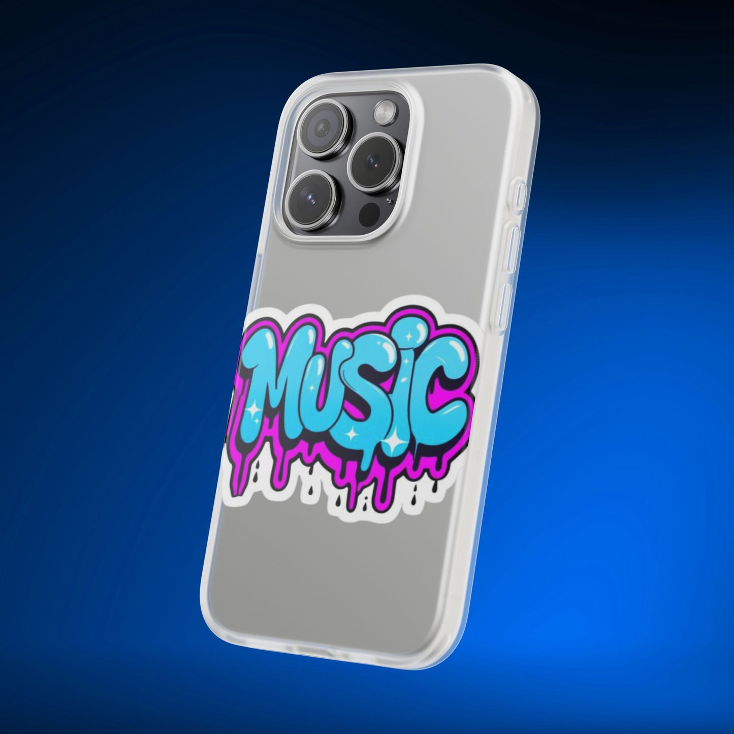 Music Graffiti Phone Case — Trendy Flexible Protective Cover