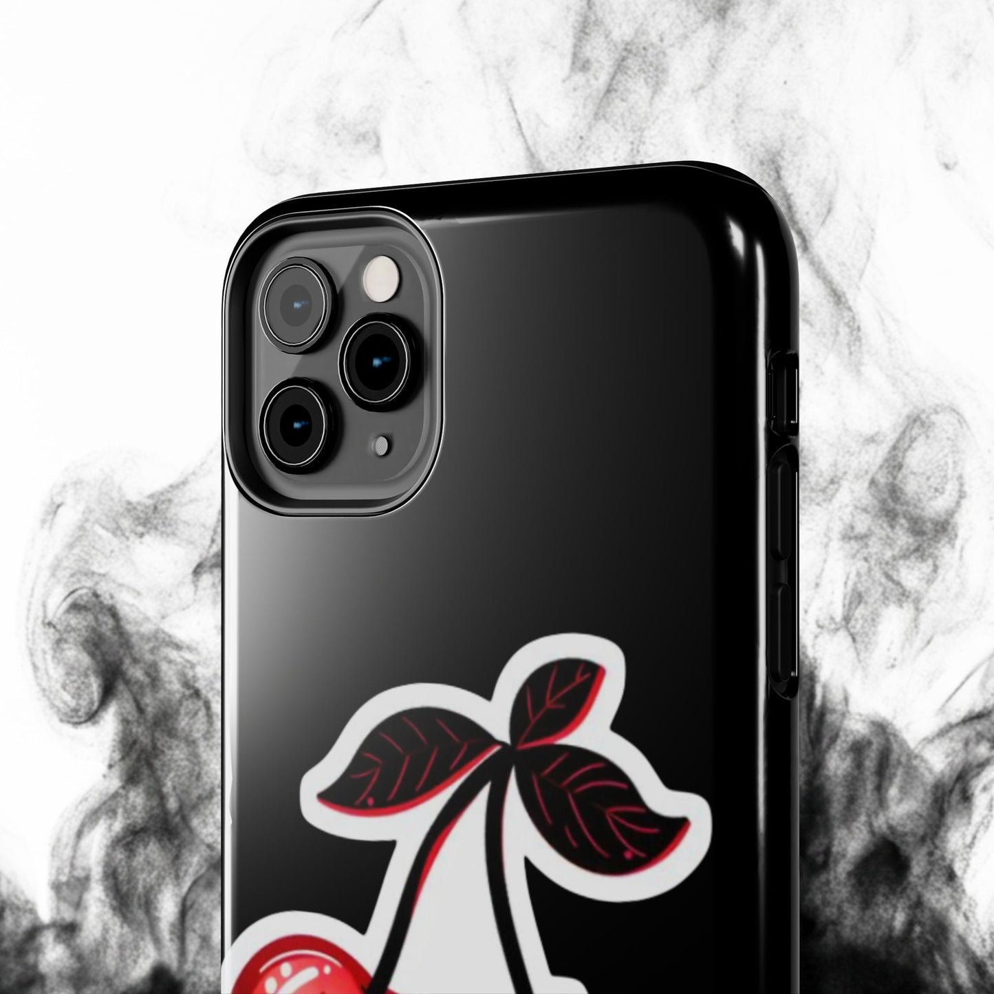 Tough Phone Case — Dripping Skull Cherries Graphic