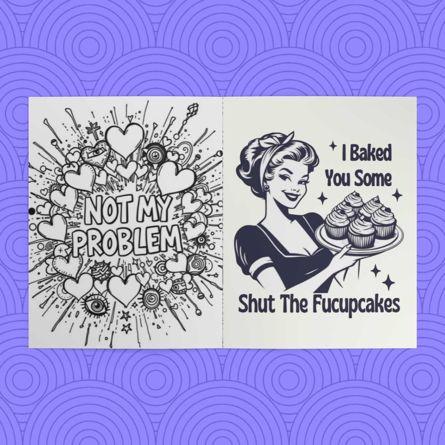 Adult Coloring Book — Shades of Sarcasm: ‘Humans Are So Stupid’ Funny Dark Humor Coloring Book