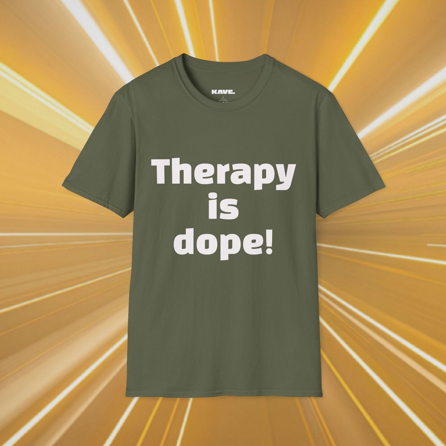 Therapy Is Dope T-Shirt —  Mental Health Awareness Tee