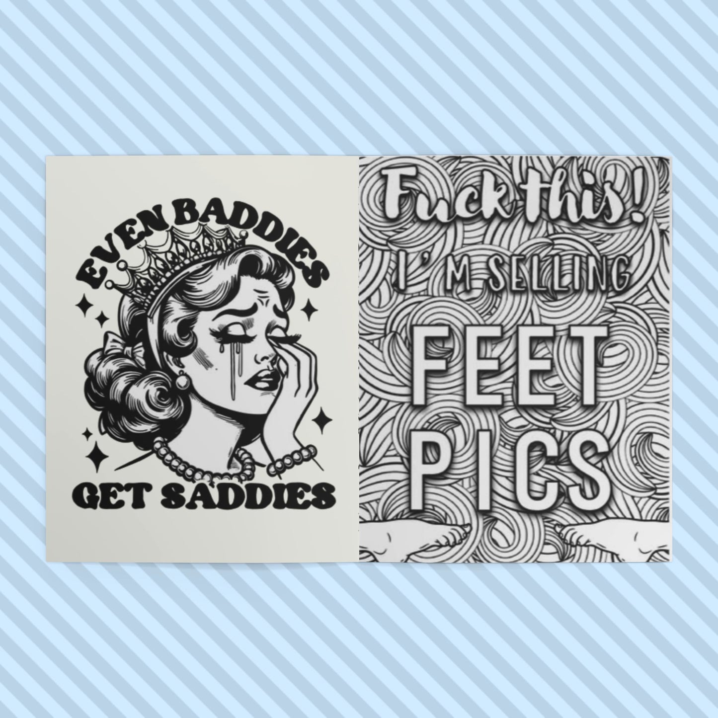 Adult Coloring Book — Shades of Sarcasm: ‘Humans Are So Stupid’ Funny Dark Humor Coloring Book