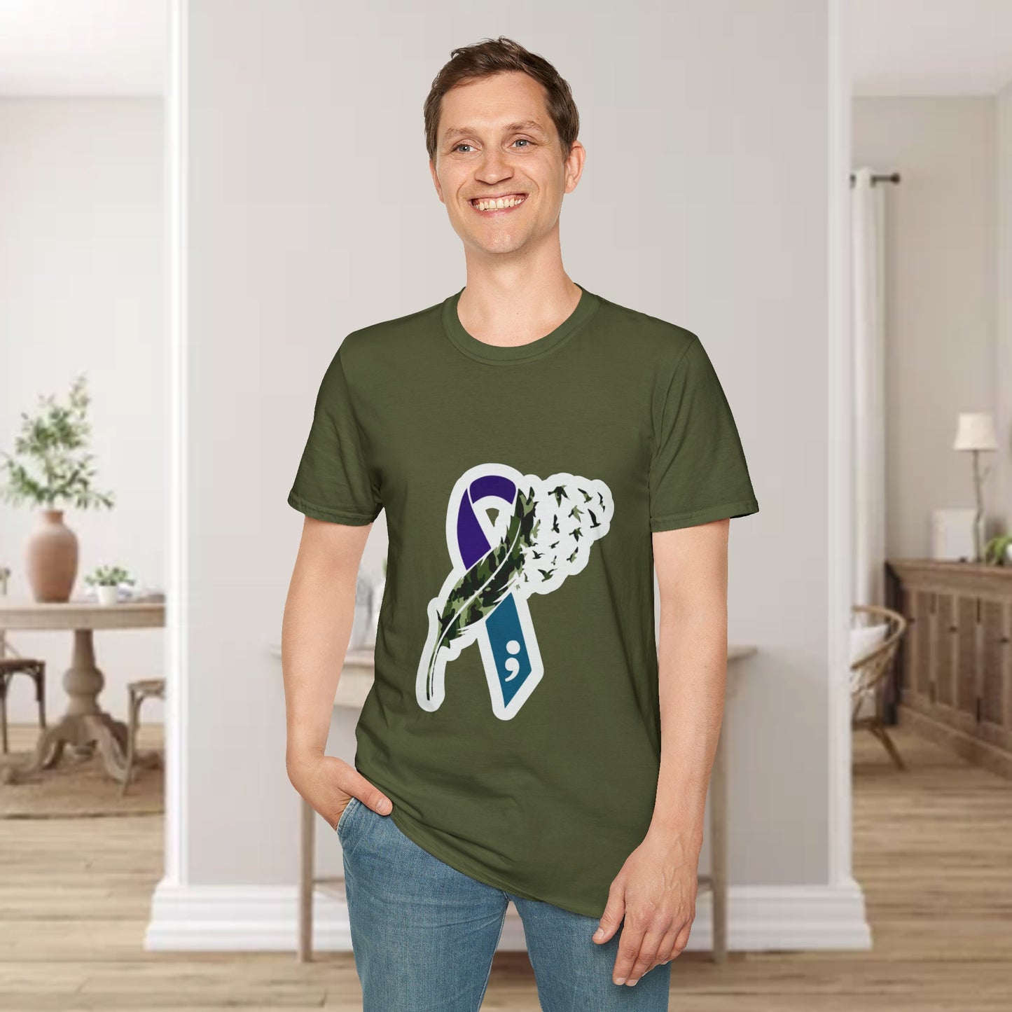 Suicide Awareness Unisex Softstyle T-Shirt (men’s)