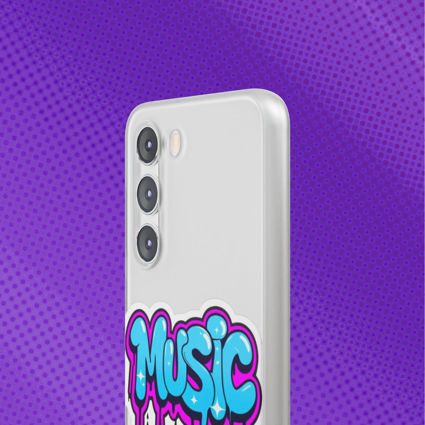 Music Graffiti Phone Case — Trendy Flexible Protective Cover