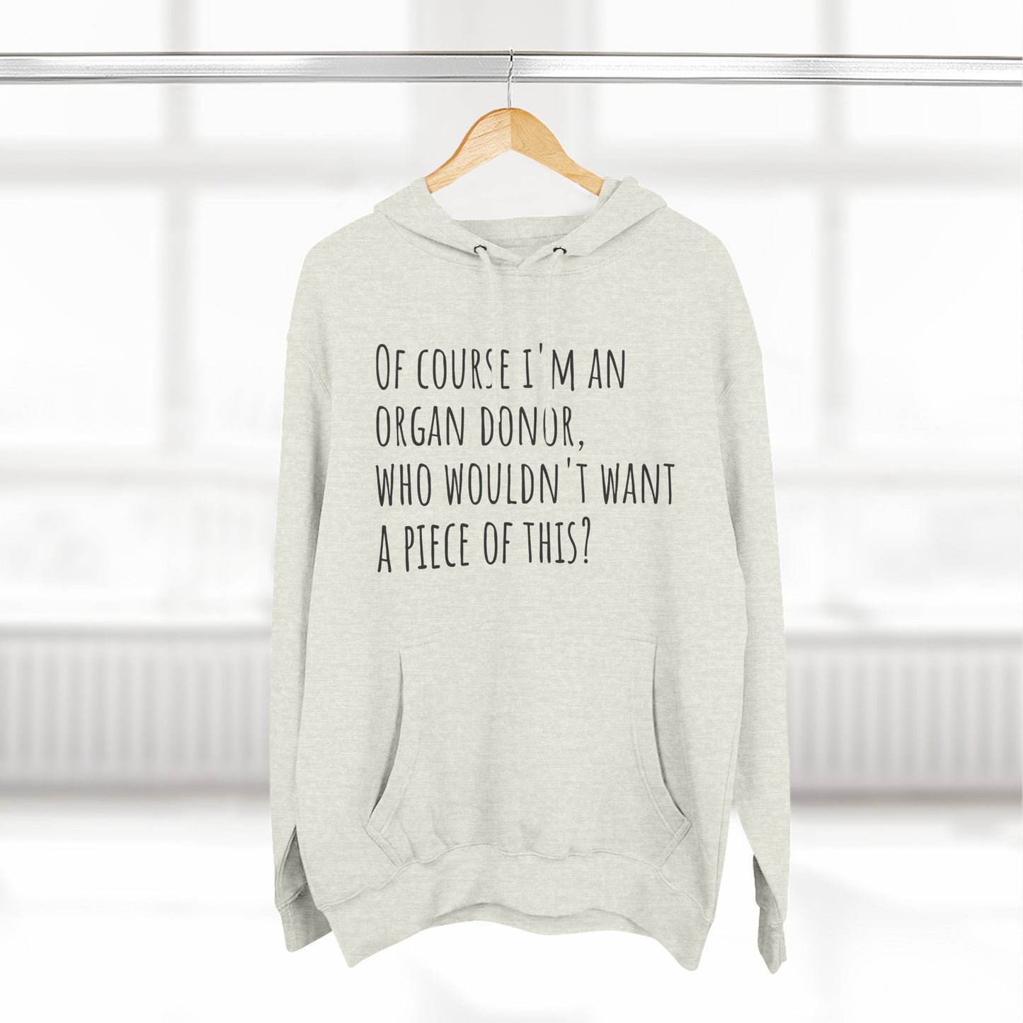 Organ Donor Fleece Hoodie - Funny Gift for Medical Professionals, Casual Wear, Unique Sweatshirt for Fundraisers, Healthcare Apparel