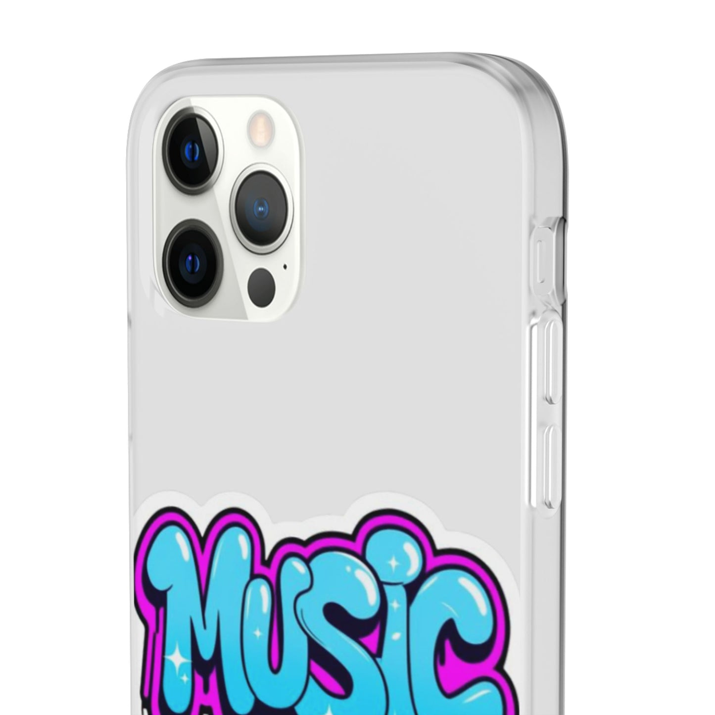 Music Graffiti Phone Case — Trendy Flexible Protective Cover