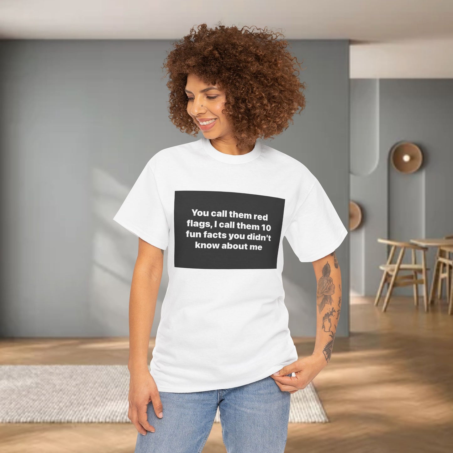 Graphic Tee — "You Call Them Red Flags, I Call Them 10 Fun Facts You Didn’t Know About Me"
