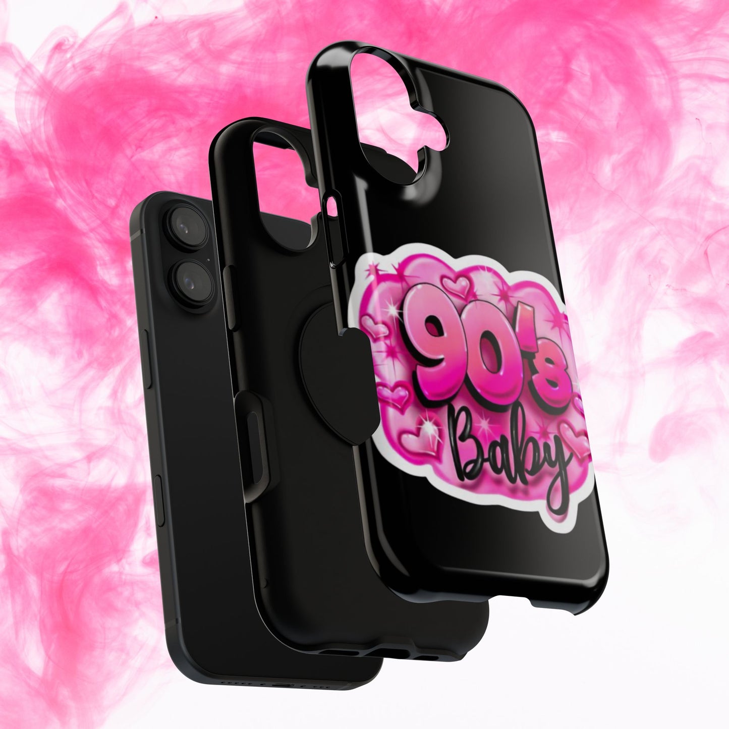 Impact-Resistant Case — "90's Baby" Pink Retro Graphic