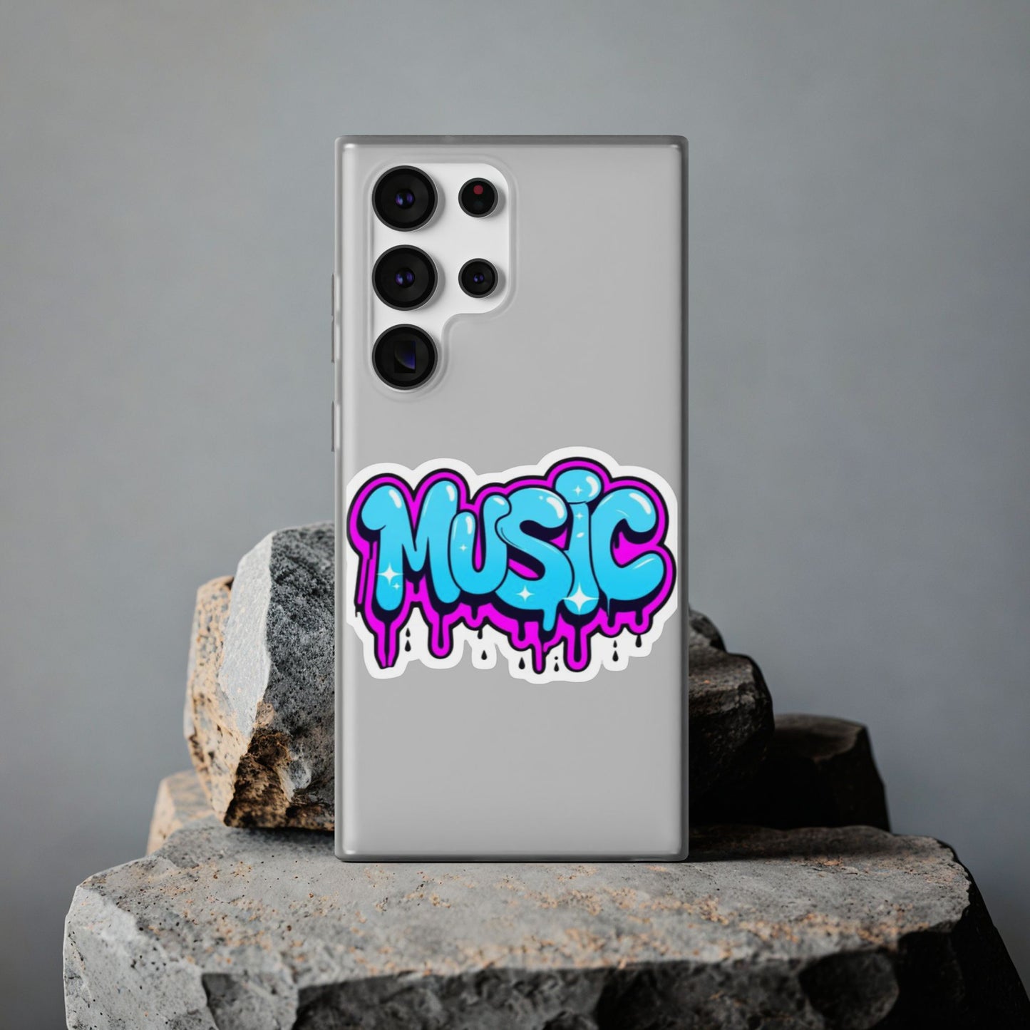Music Graffiti Phone Case — Trendy Flexible Protective Cover