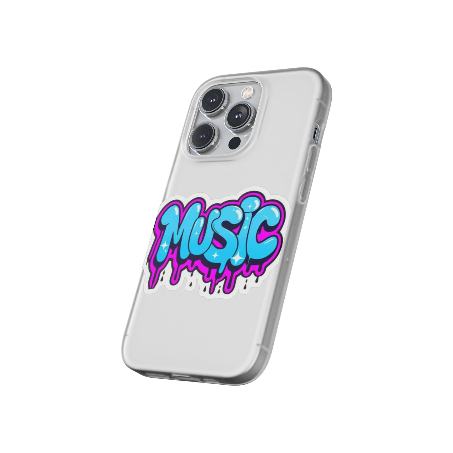 Music Graffiti Phone Case — Trendy Flexible Protective Cover