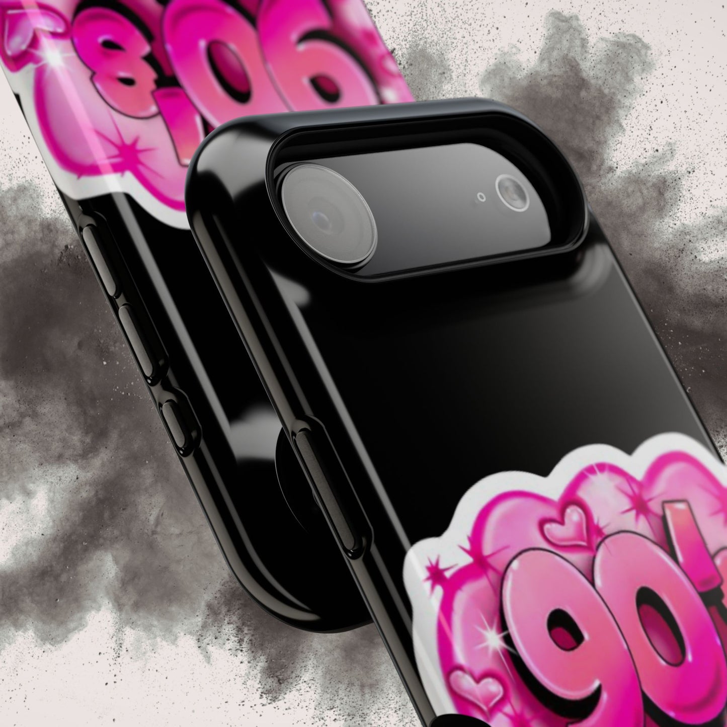 Impact-Resistant Case — "90's Baby" Pink Retro Graphic