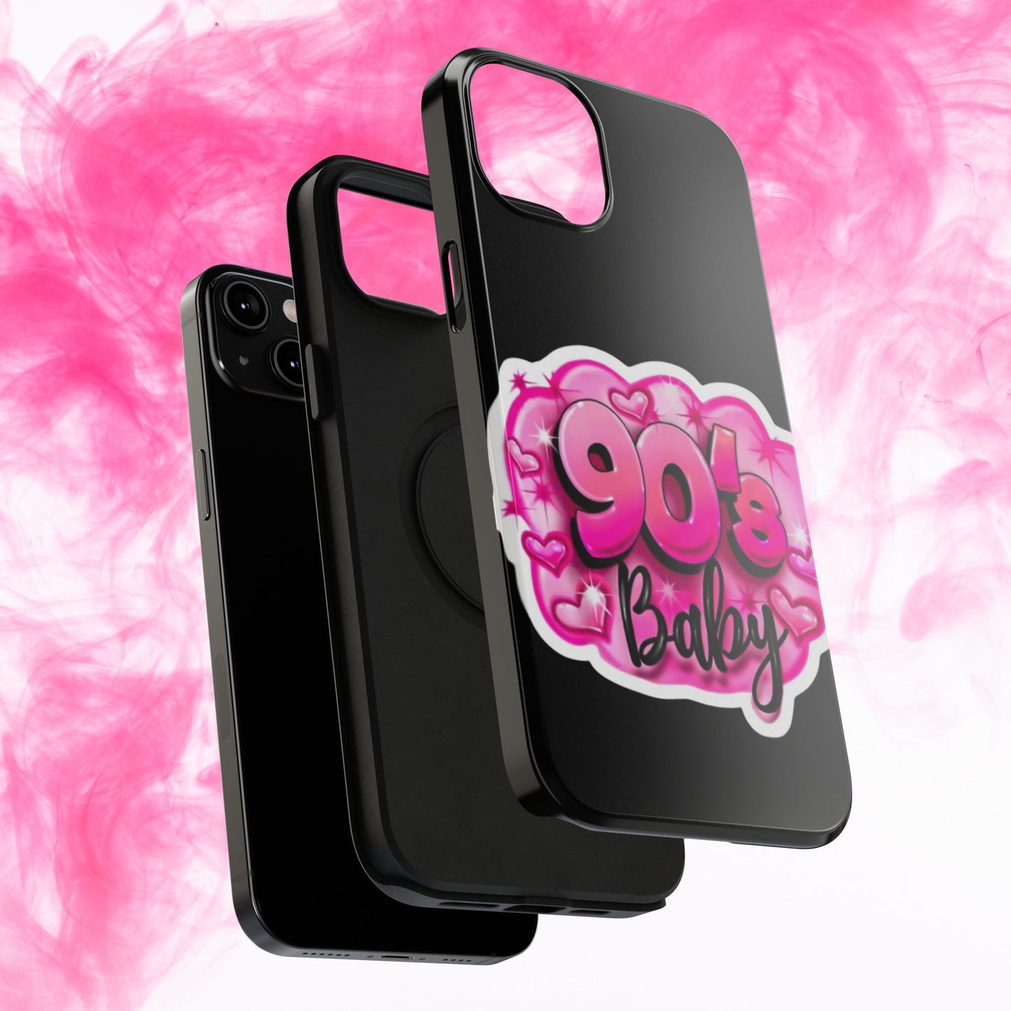 Impact-Resistant Case — "90's Baby" Pink Retro Graphic