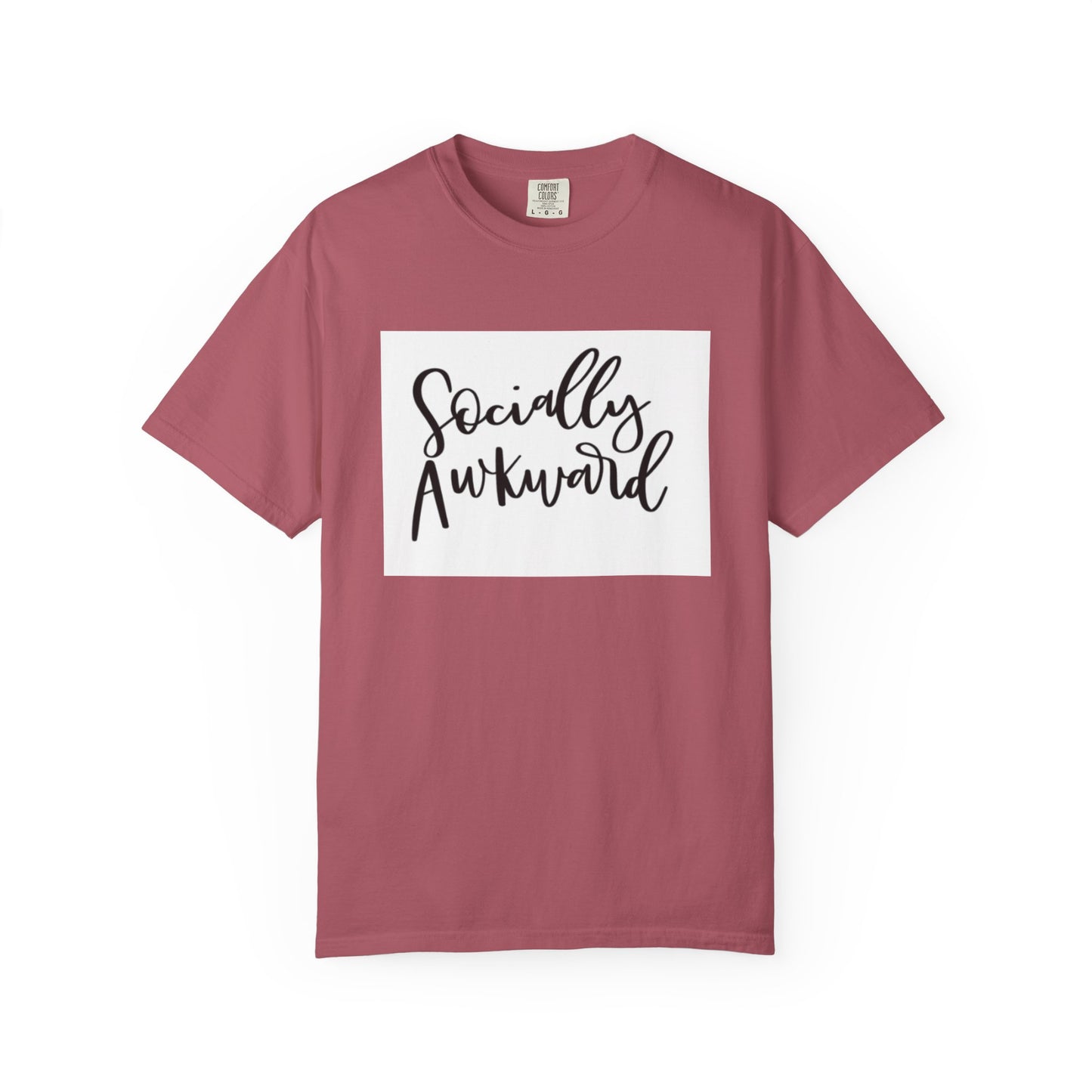 Socially Awkward Unisex Tee, Casual Wear, Gift for Introverts, Funny Shirt, Trendy Fashion