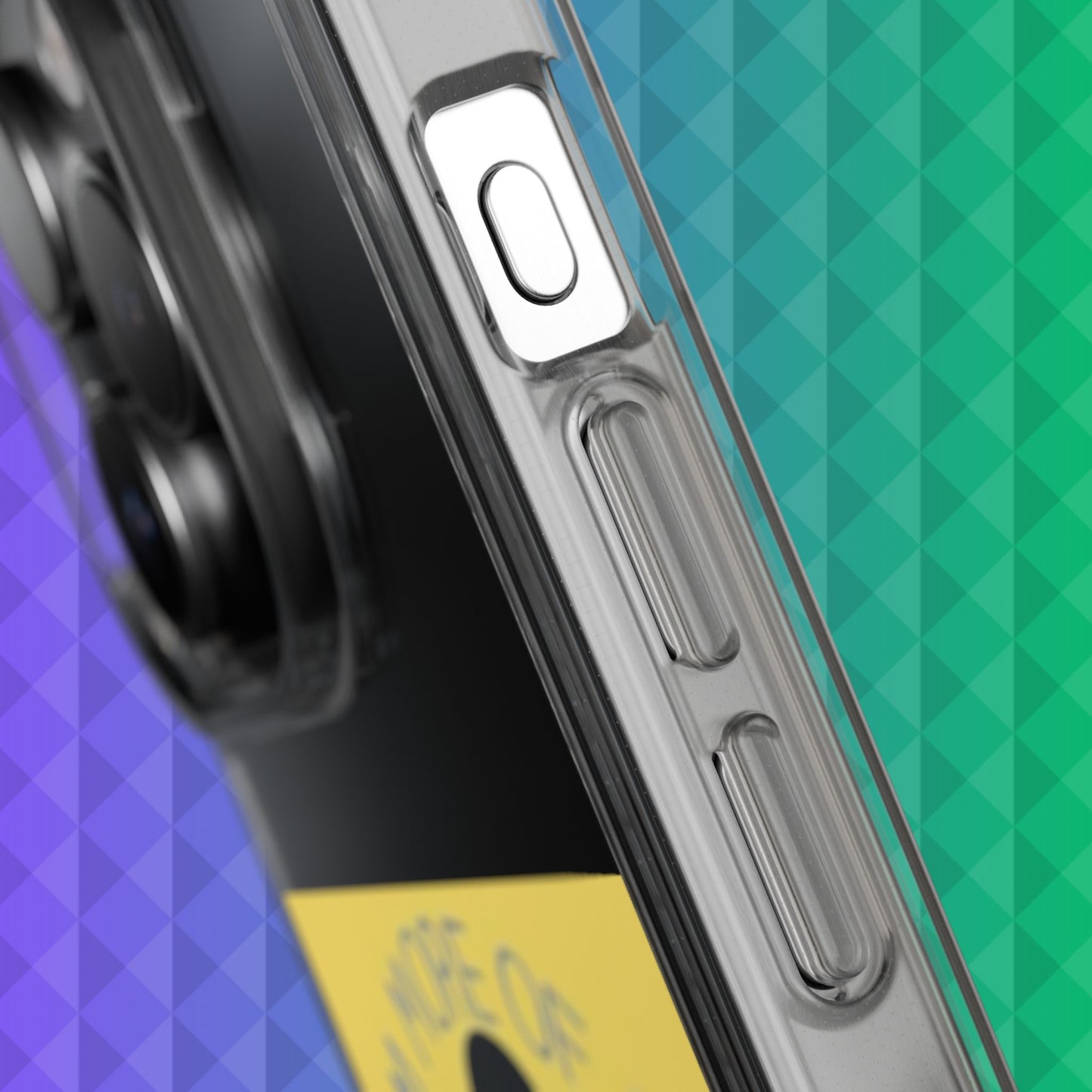 Clear Phone Case — "I'm More of an Indoor Kid" Cartoon Design