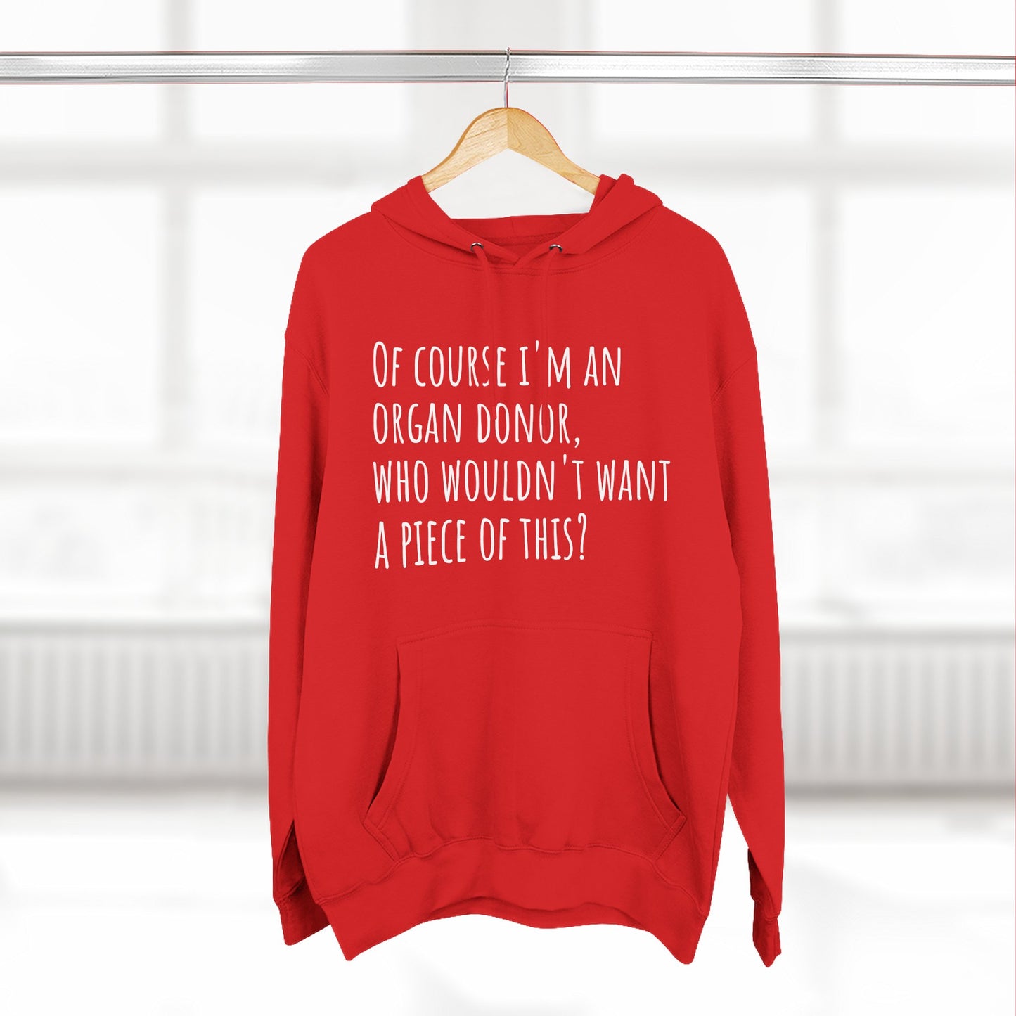 Organ Donor Fleece Hoodie - Funny Gift for Medical Professionals, Casual Wear, Unique Sweatshirt for Fundraisers, Healthcare Apparel