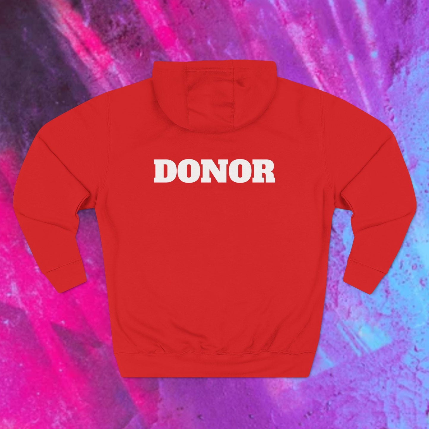 Organ Donor Fleece Hoodie - Funny Gift for Medical Professionals, Casual Wear, Unique Sweatshirt for Fundraisers, Healthcare Apparel