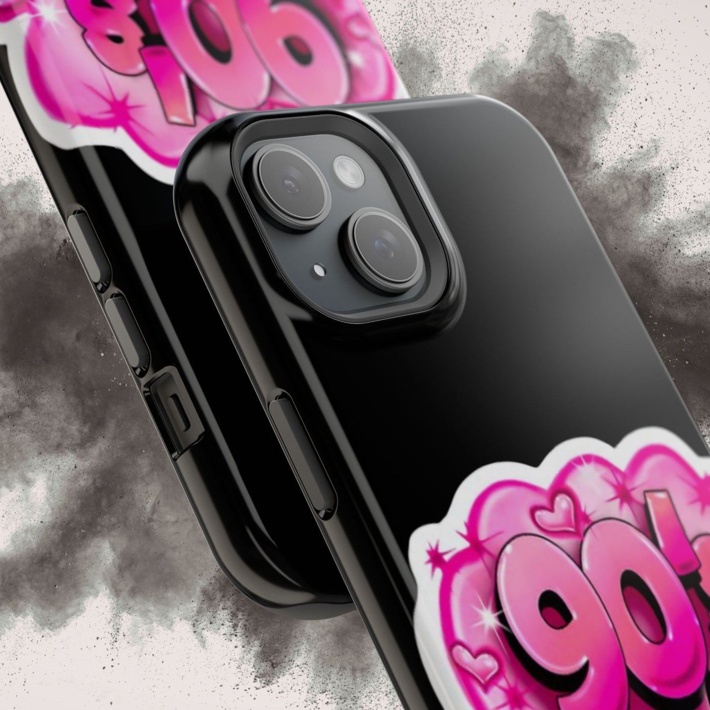 Impact-Resistant Case — "90's Baby" Pink Retro Graphic