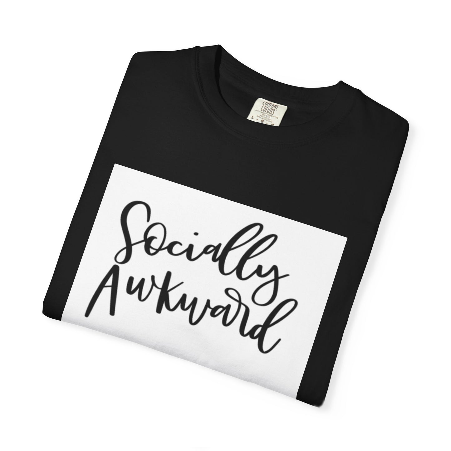 Socially Awkward Unisex Tee, Casual Wear, Gift for Introverts, Funny Shirt, Trendy Fashion