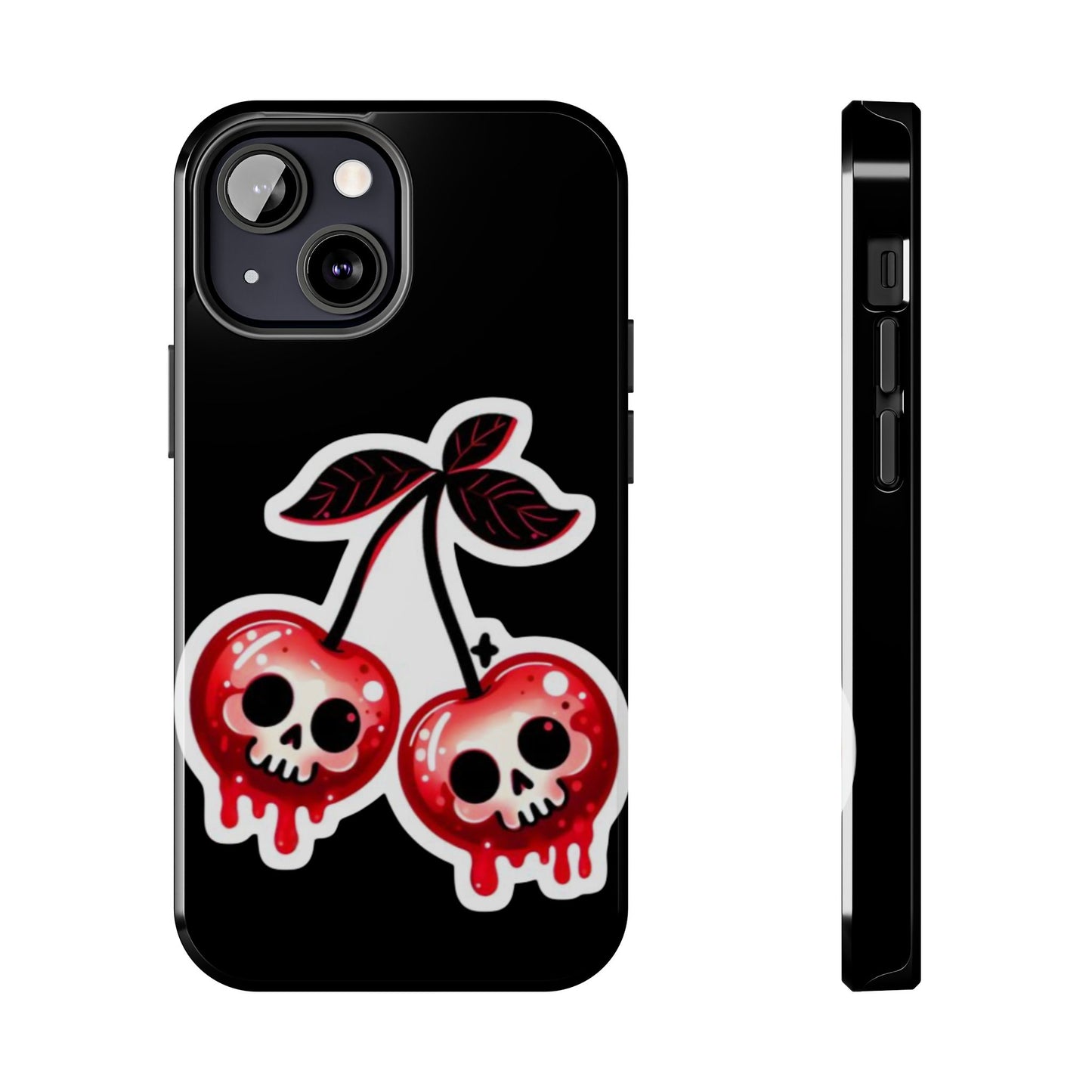 Tough Phone Case — Dripping Skull Cherries Graphic
