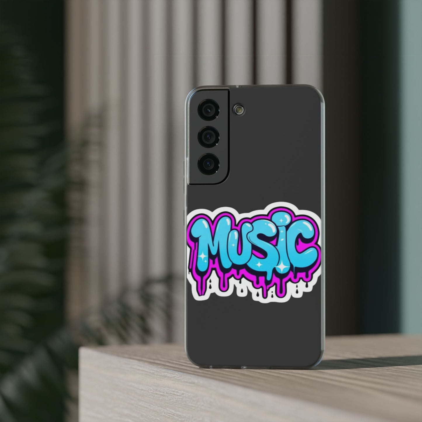 Music Graffiti Phone Case — Trendy Flexible Protective Cover