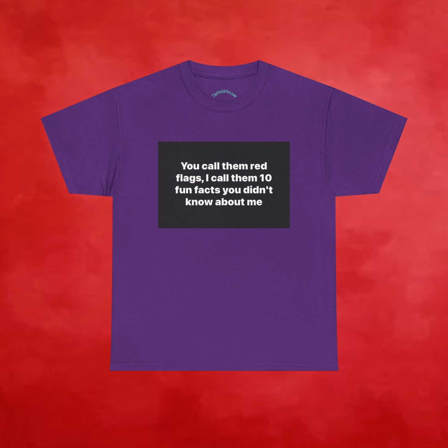 Graphic Tee — "You Call Them Red Flags, I Call Them 10 Fun Facts You Didn’t Know About Me"