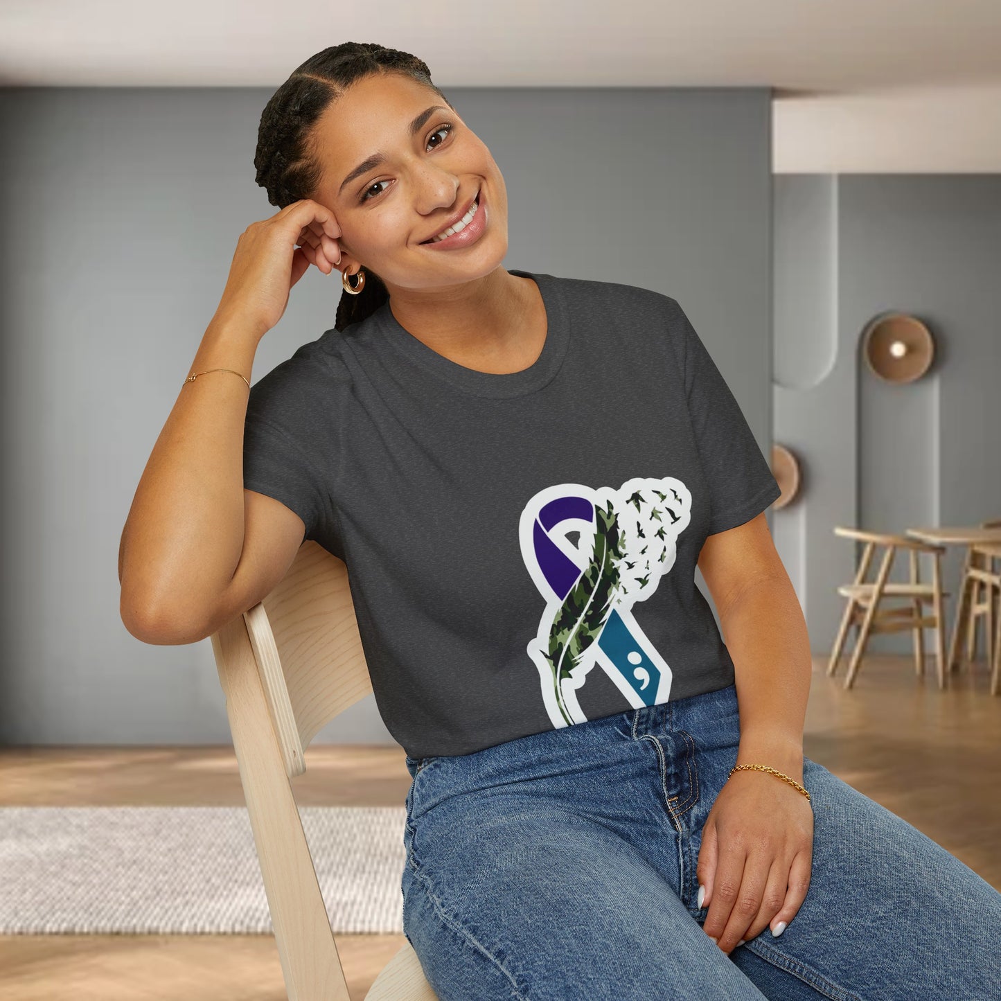 Suicide Awareness Unisex Softstyle T-Shirt (women)