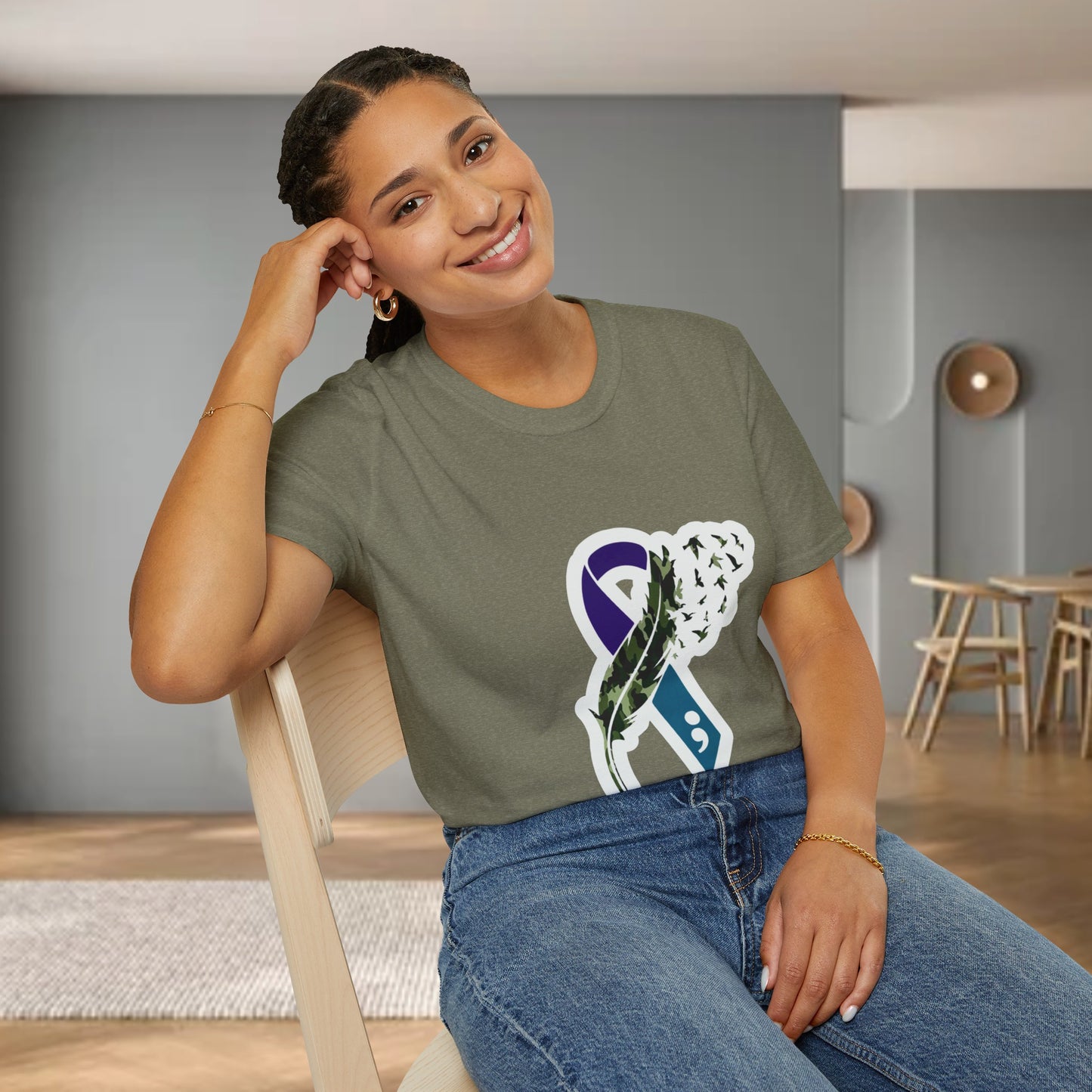 Suicide Awareness Unisex Softstyle T-Shirt (women)