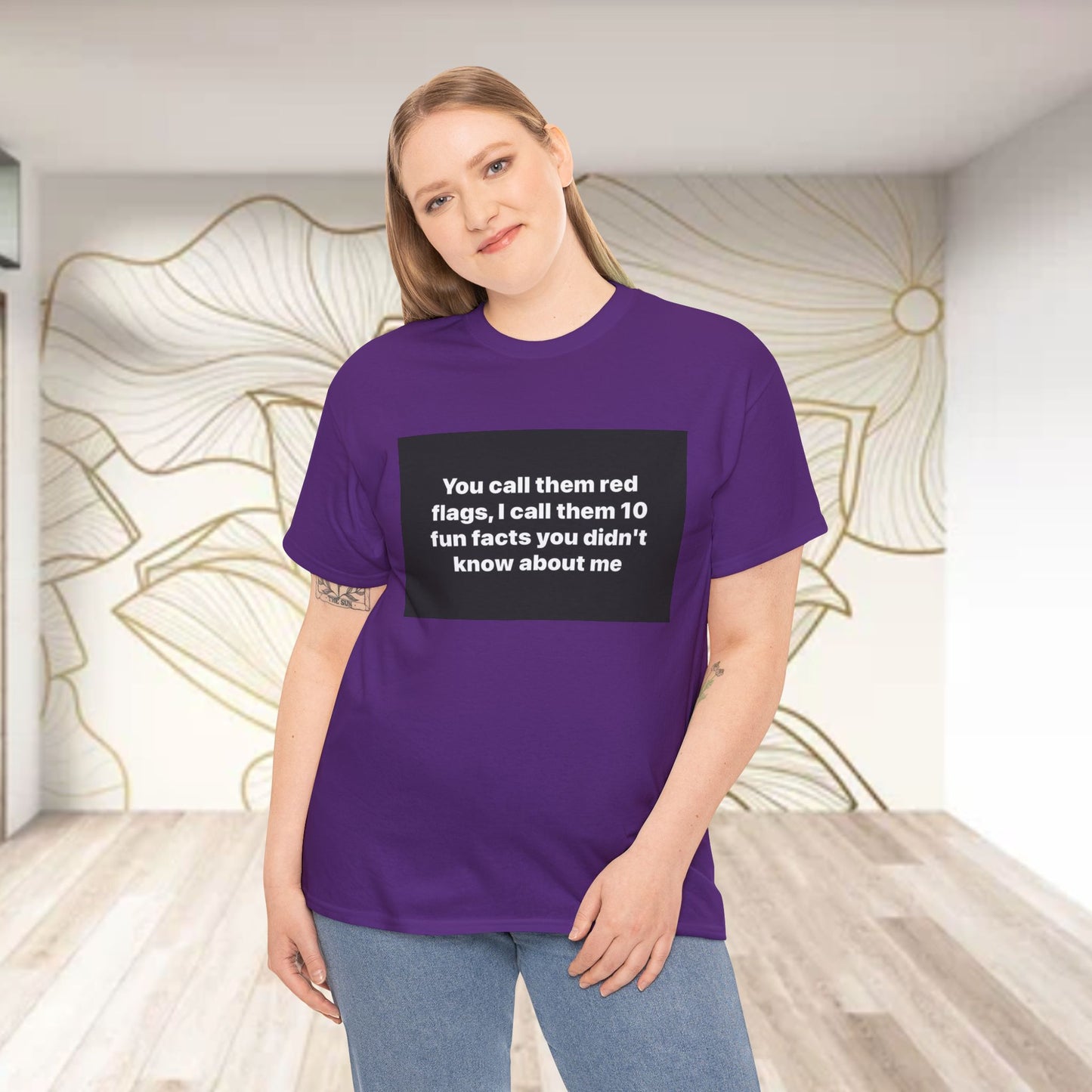 Graphic Tee — "You Call Them Red Flags, I Call Them 10 Fun Facts You Didn’t Know About Me"