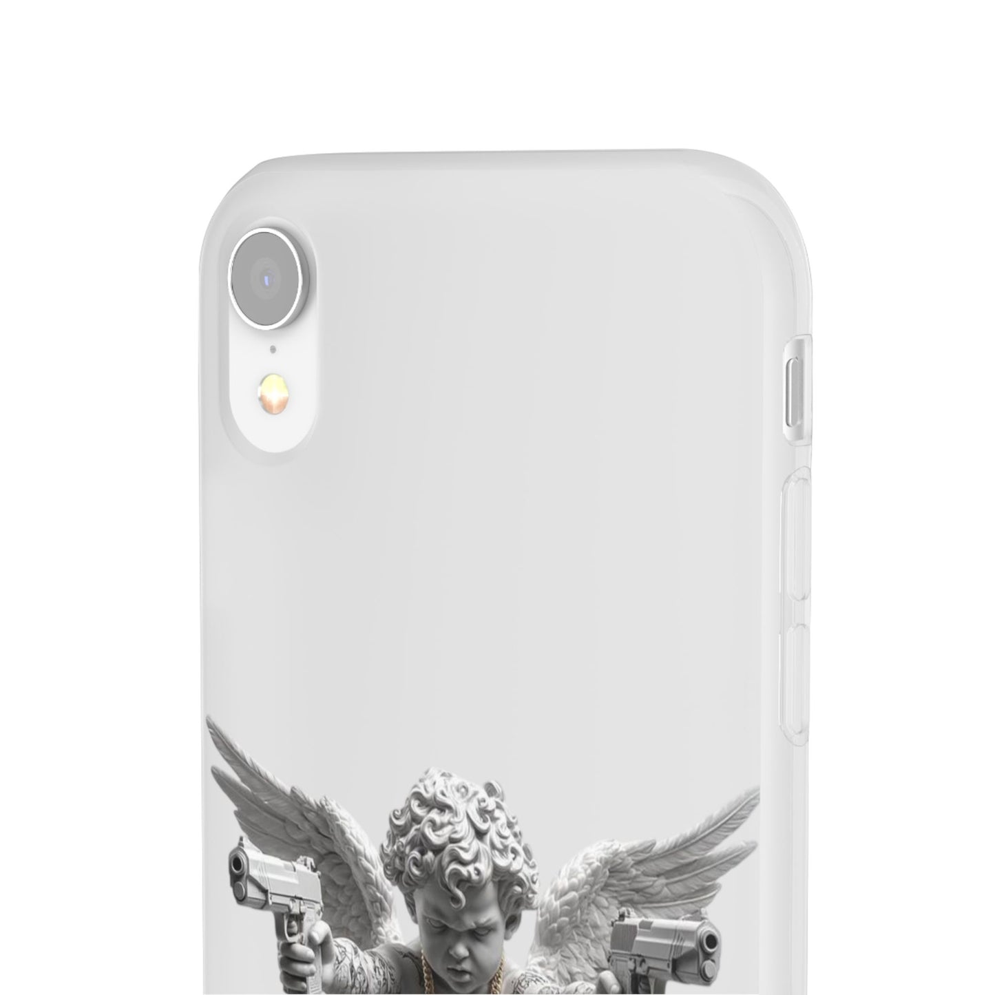 Cherub with Guns Phone Case — Edgy Angel iPhone Case
