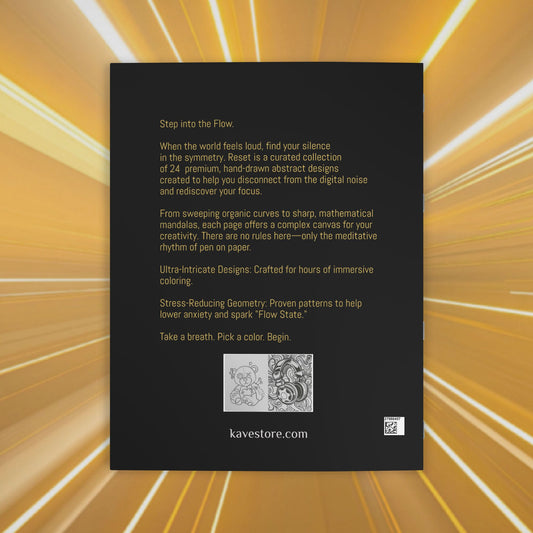 Reset: Premium Adult Coloring Book for Calm, Clarity & Creative Restoration