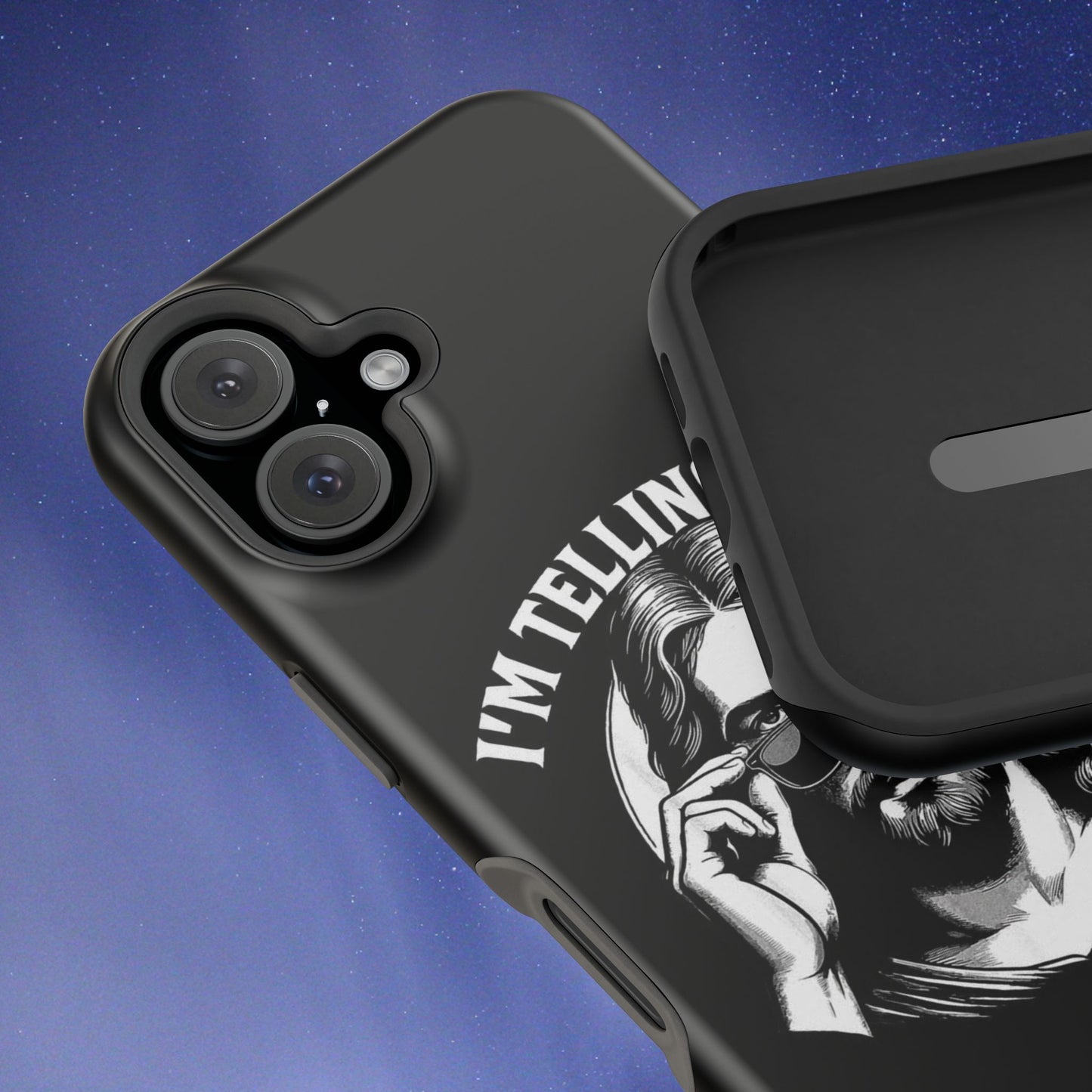 Phone Case — “I’m Telling Dad” Retro Jesus Graphic Impact-Resistant Case
