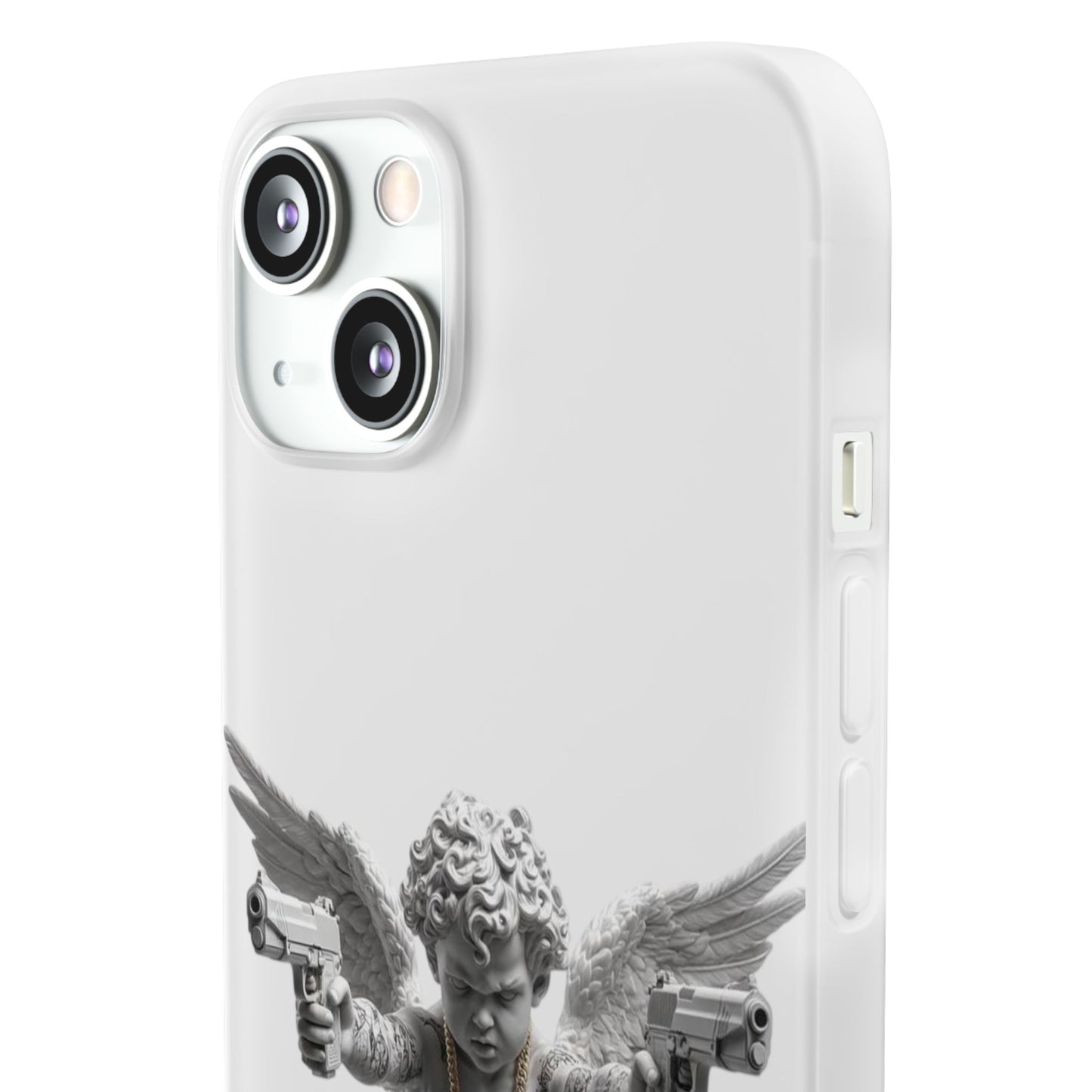 Cherub with Guns Phone Case — Edgy Angel iPhone Case