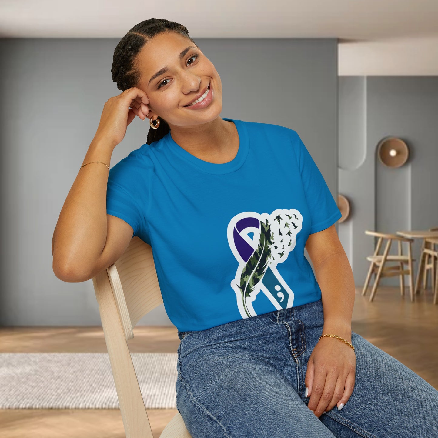 Suicide Awareness Unisex Softstyle T-Shirt (women)