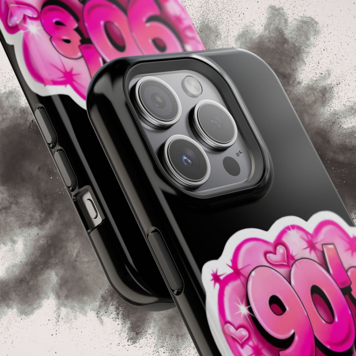 Impact-Resistant Case — "90's Baby" Pink Retro Graphic