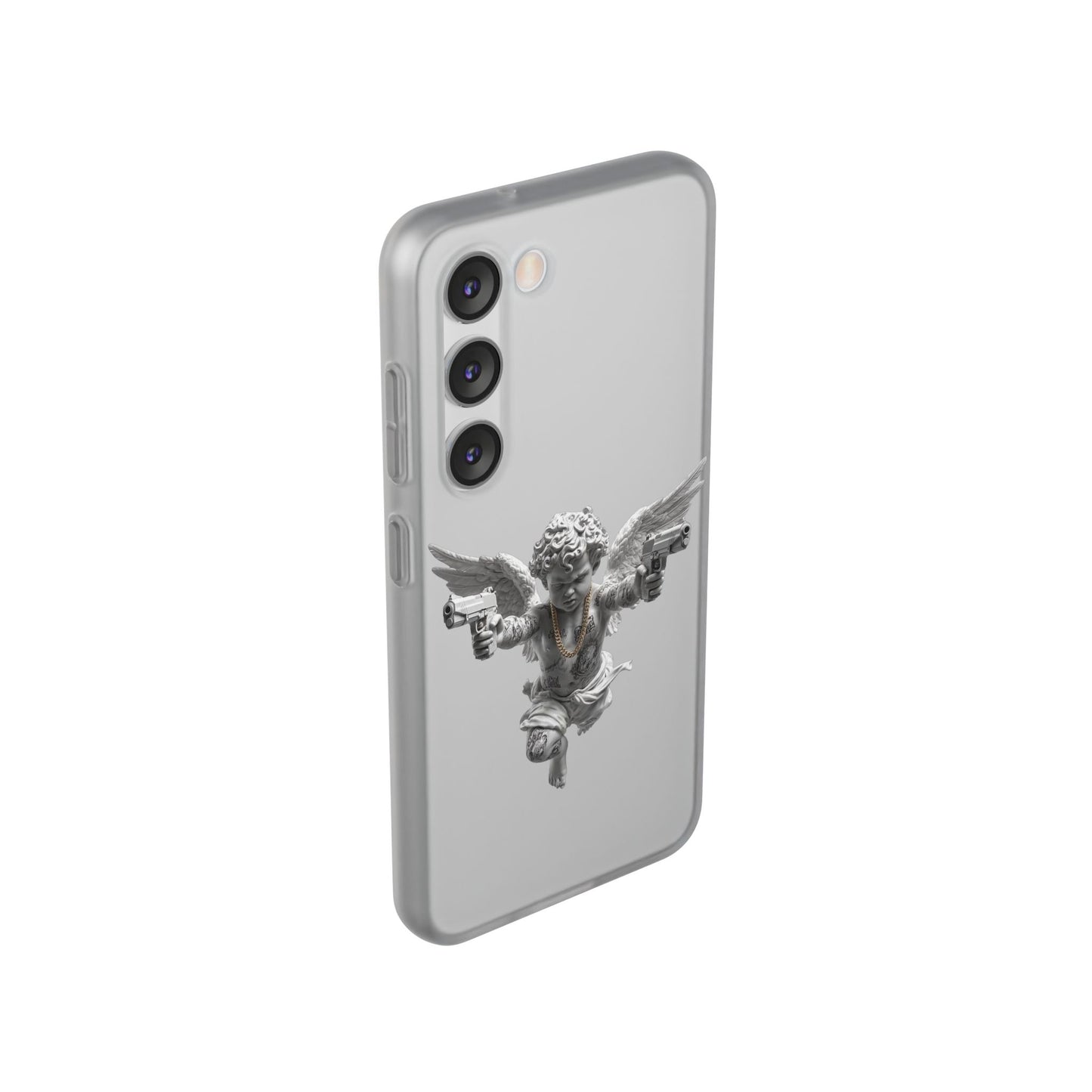 Cherub with Guns Phone Case — Edgy Angel iPhone Case