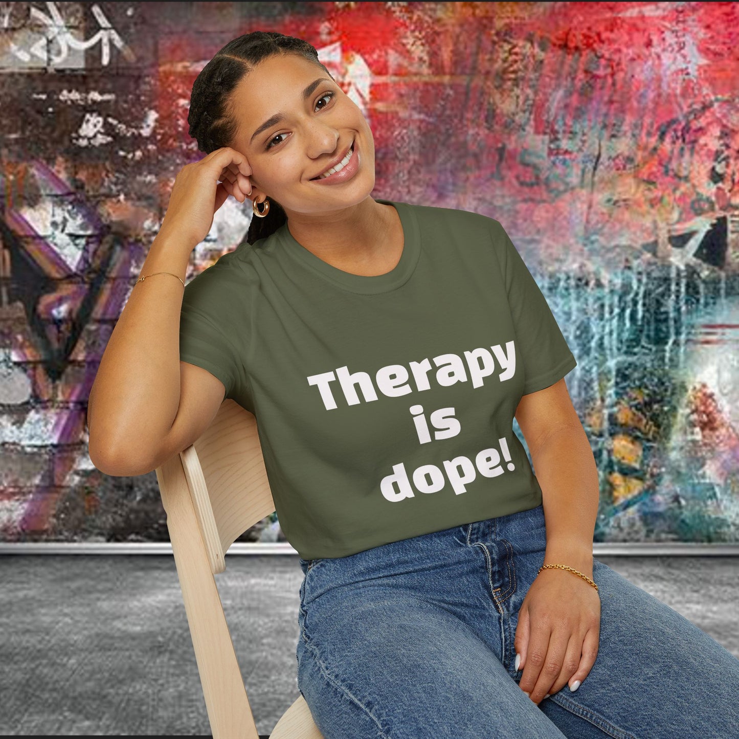 Therapy Is Dope T-Shirt —  Mental Health Awareness Tee