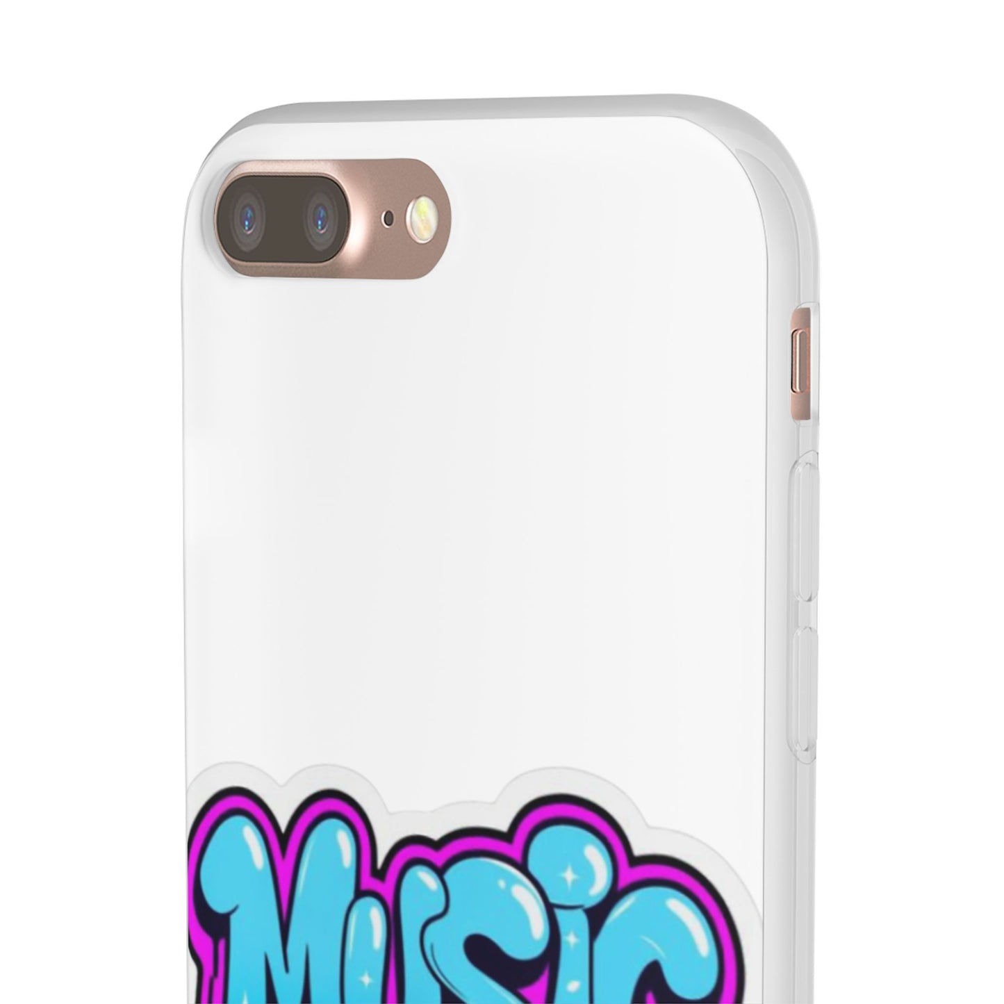 Music Graffiti Phone Case — Trendy Flexible Protective Cover
