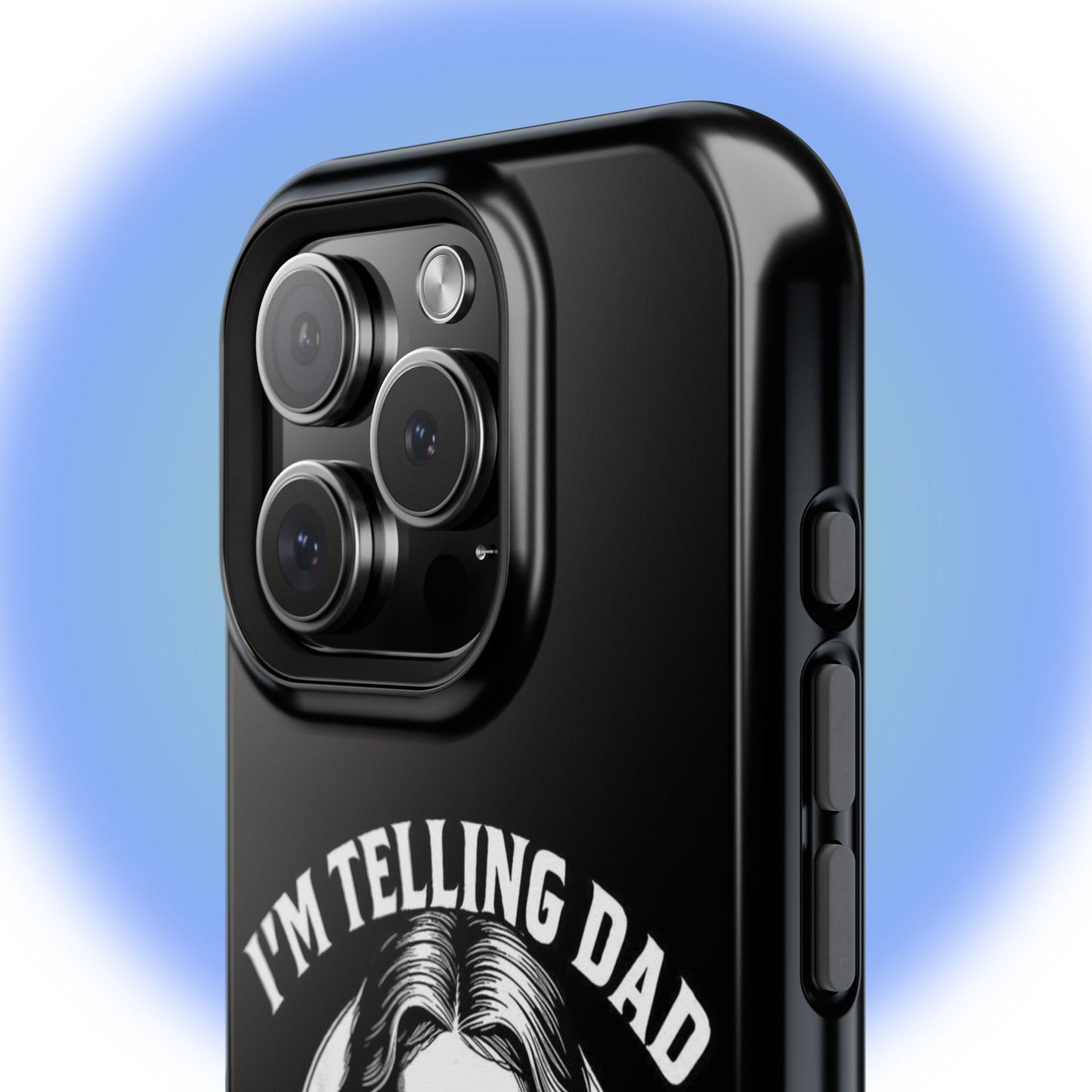 Phone Case — “I’m Telling Dad” Retro Jesus Graphic Impact-Resistant Case